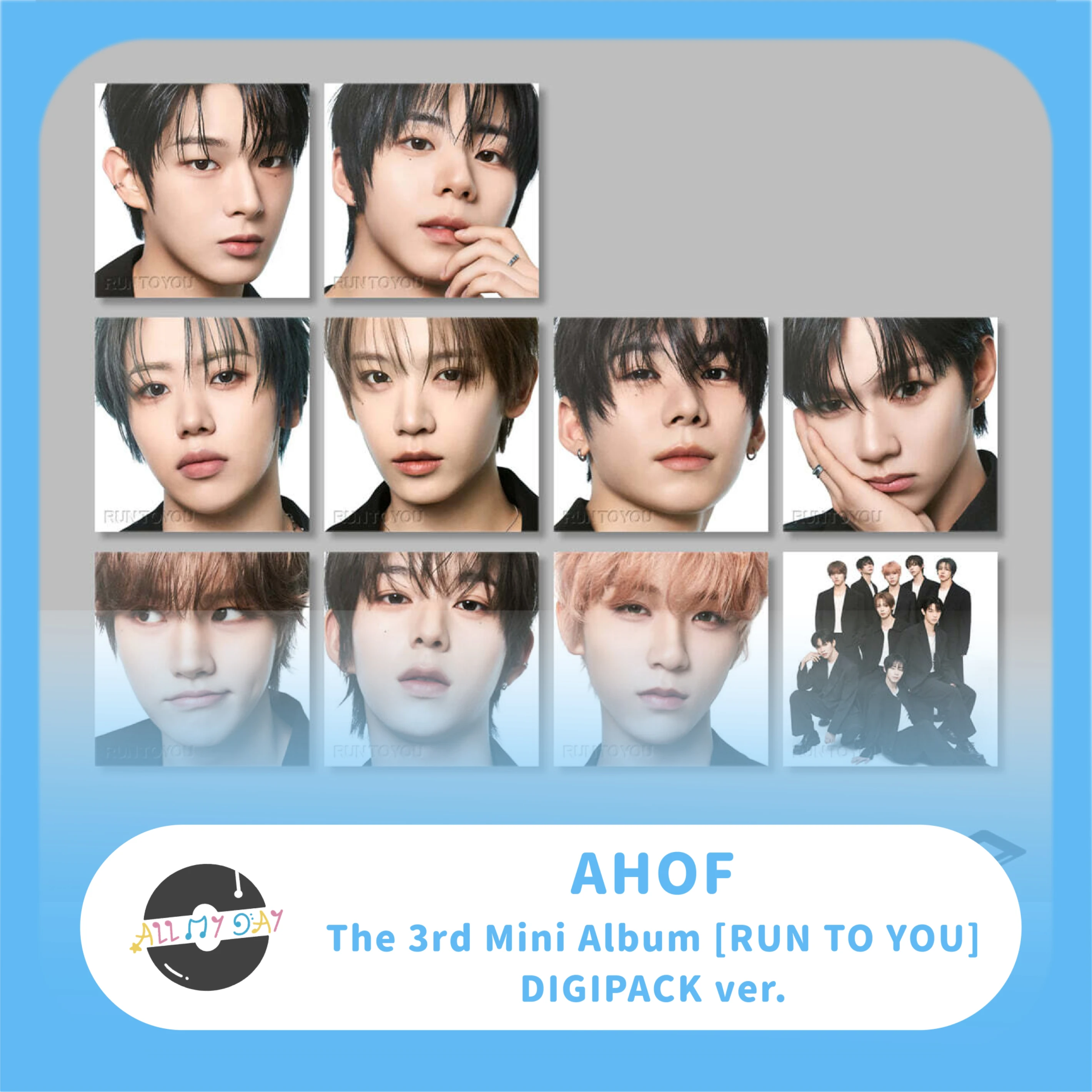 AHOF 迷你三輯《RUN TO YOU》(DIGIPACK ver.)