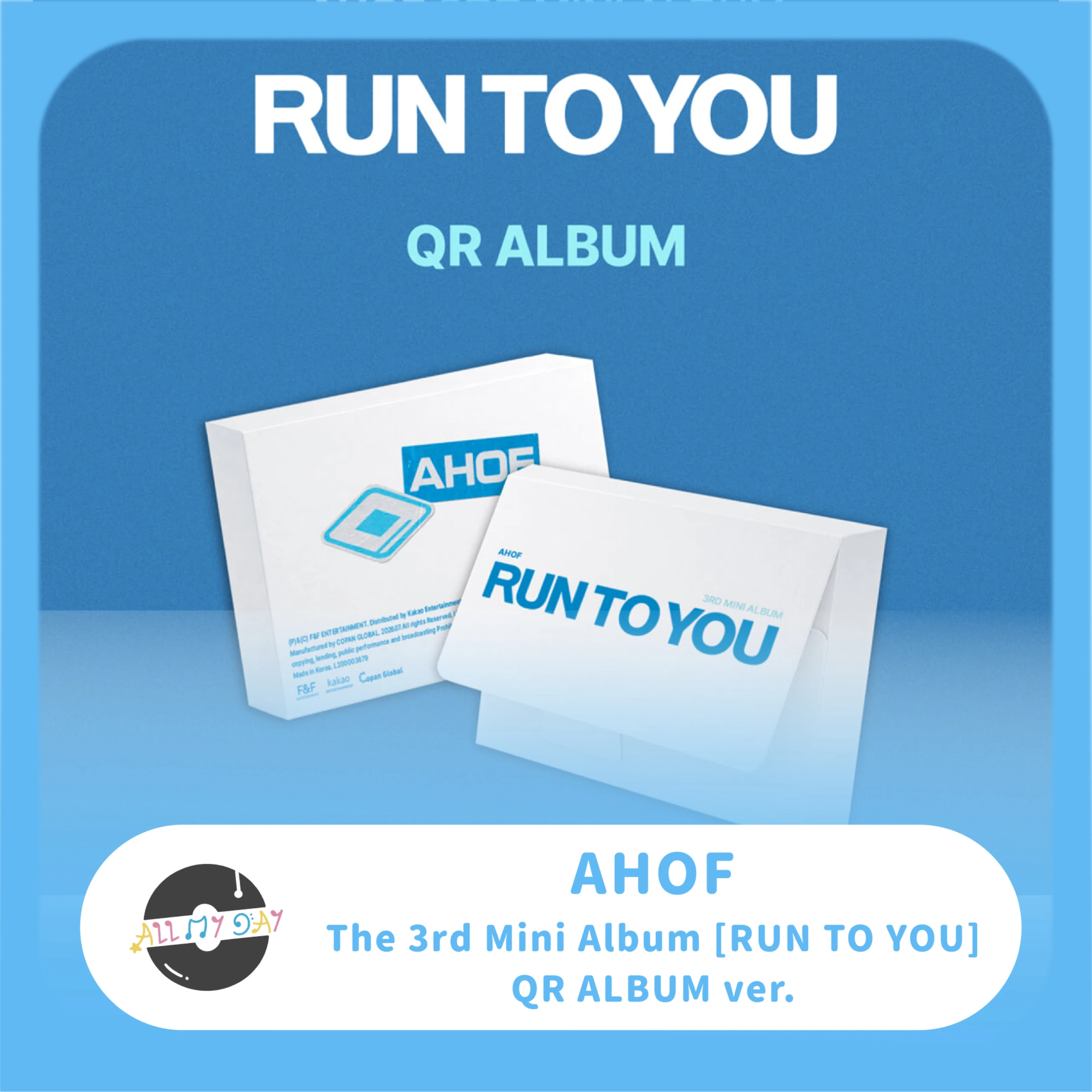AHOF 迷你三輯《RUN TO YOU》(QR ALBUM ver.)