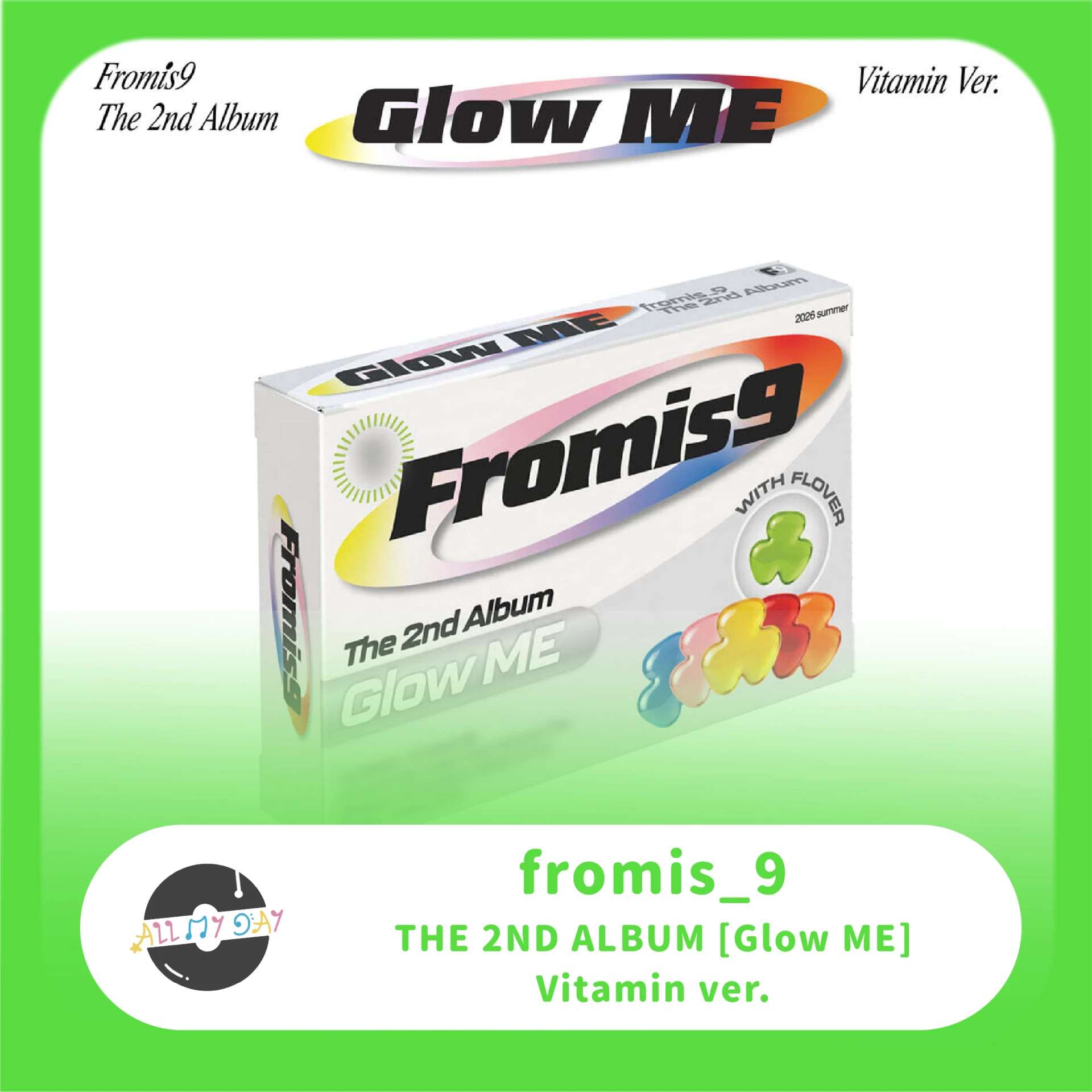 fromis_9 正規二輯《Glow ME》(Vitamin ver.)