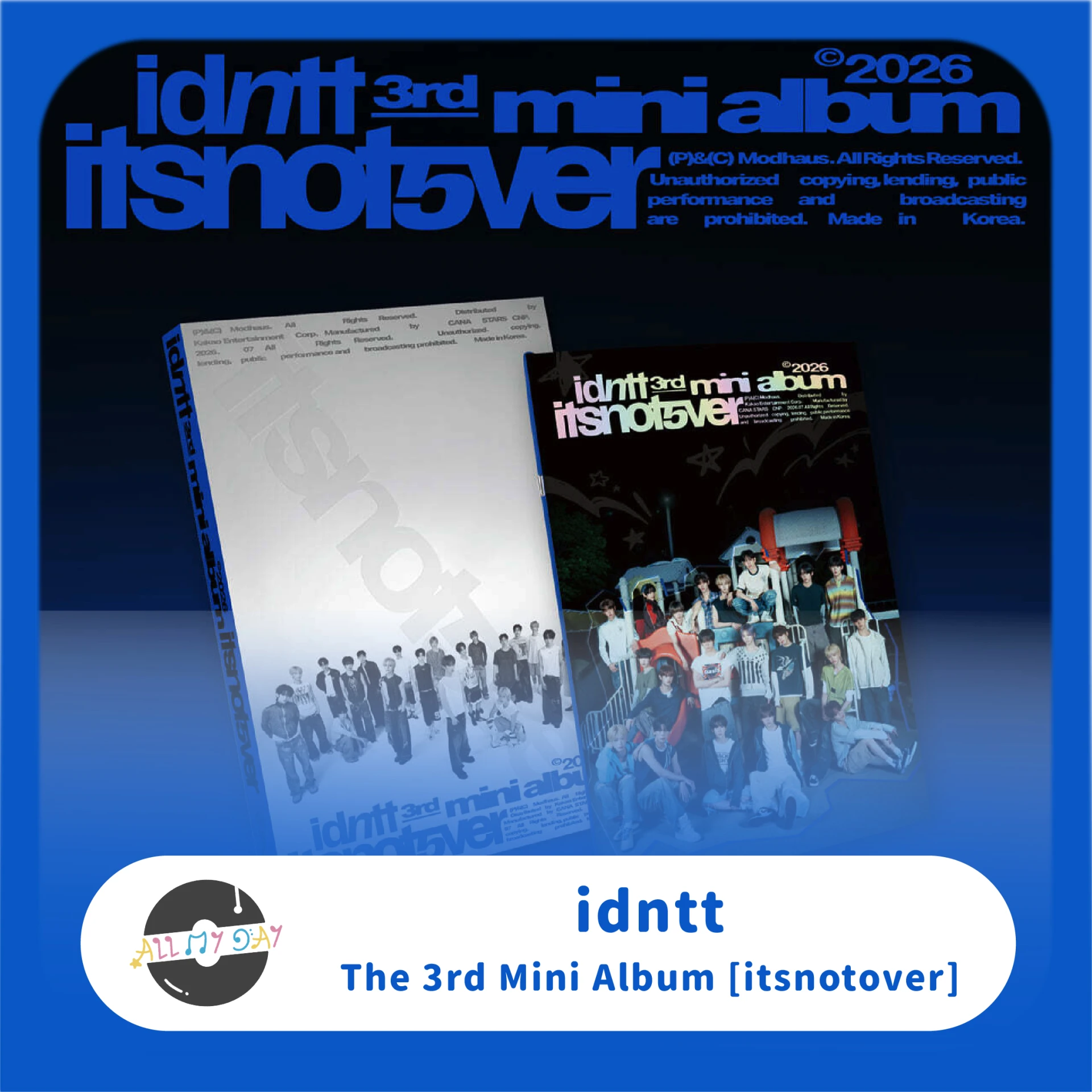 idntt 迷你三輯《itsnotover》
