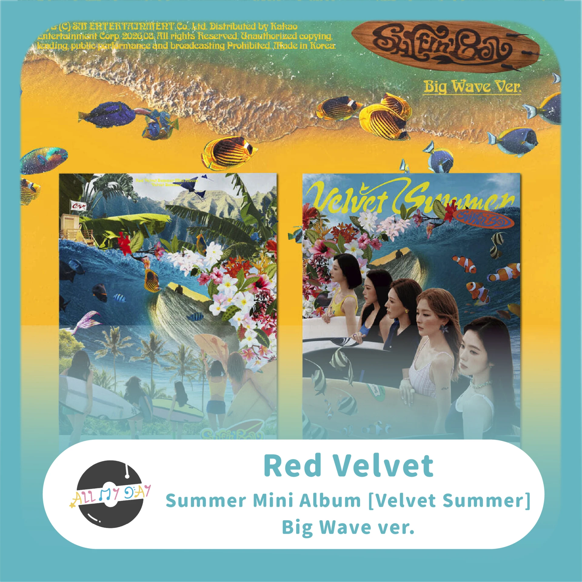 Red Velvet 夏日迷你專輯《Velvet Summer》(Big Wave ver.)