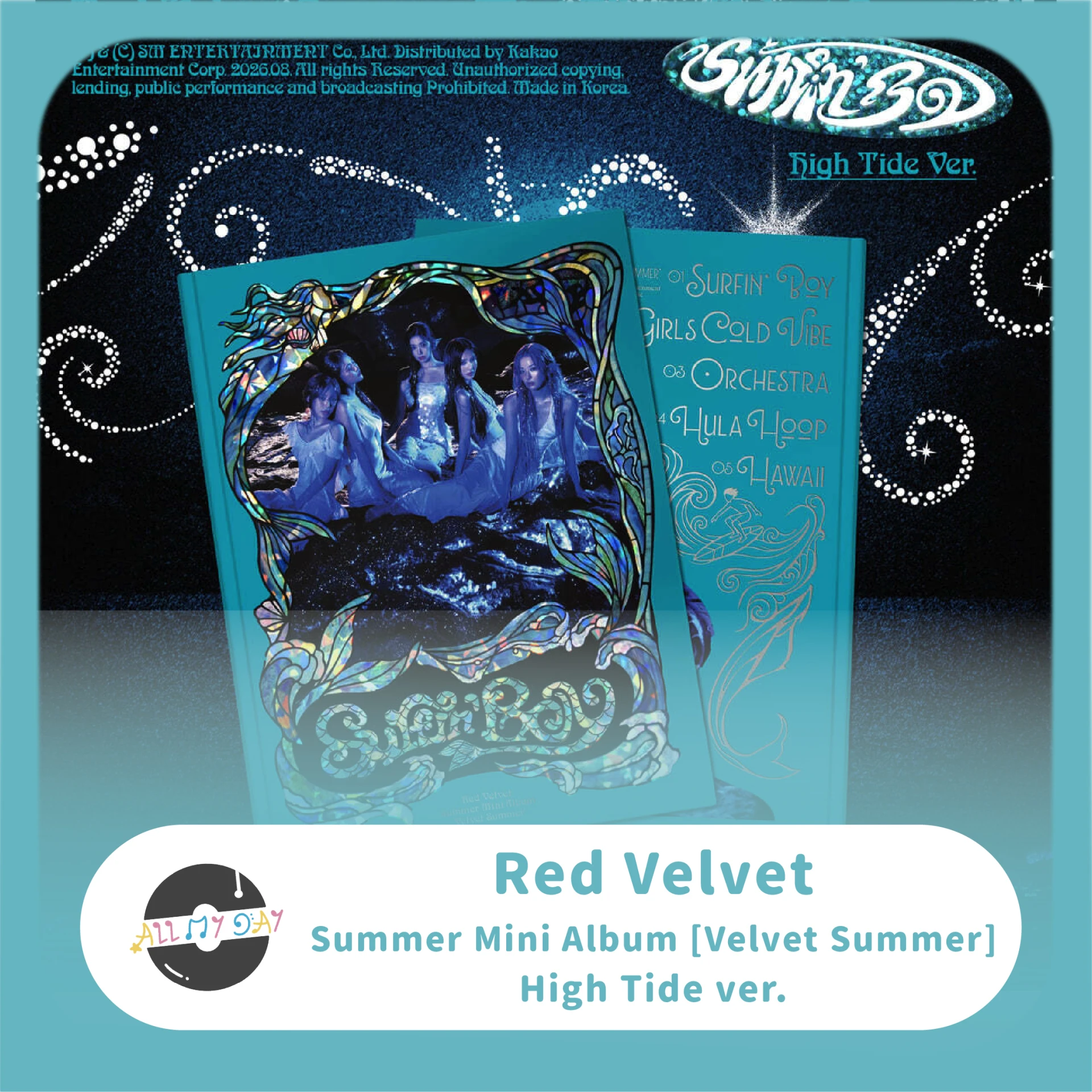 Red Velvet 夏日迷你專輯《Velvet Summer》(High Tide ver.)