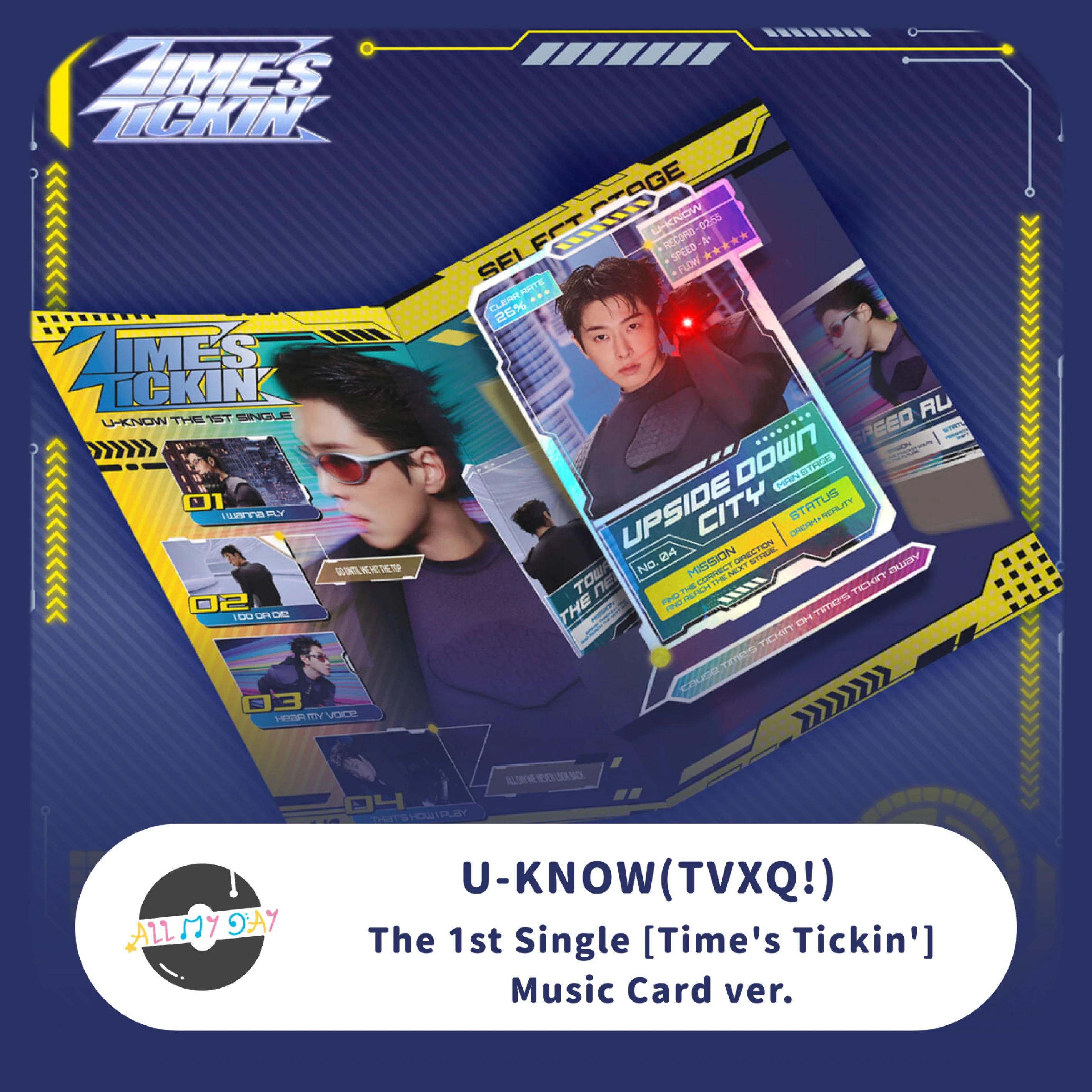 U-KNOW(東方神起)  單曲一輯《Time's Tickin'》(Music Card ver.)