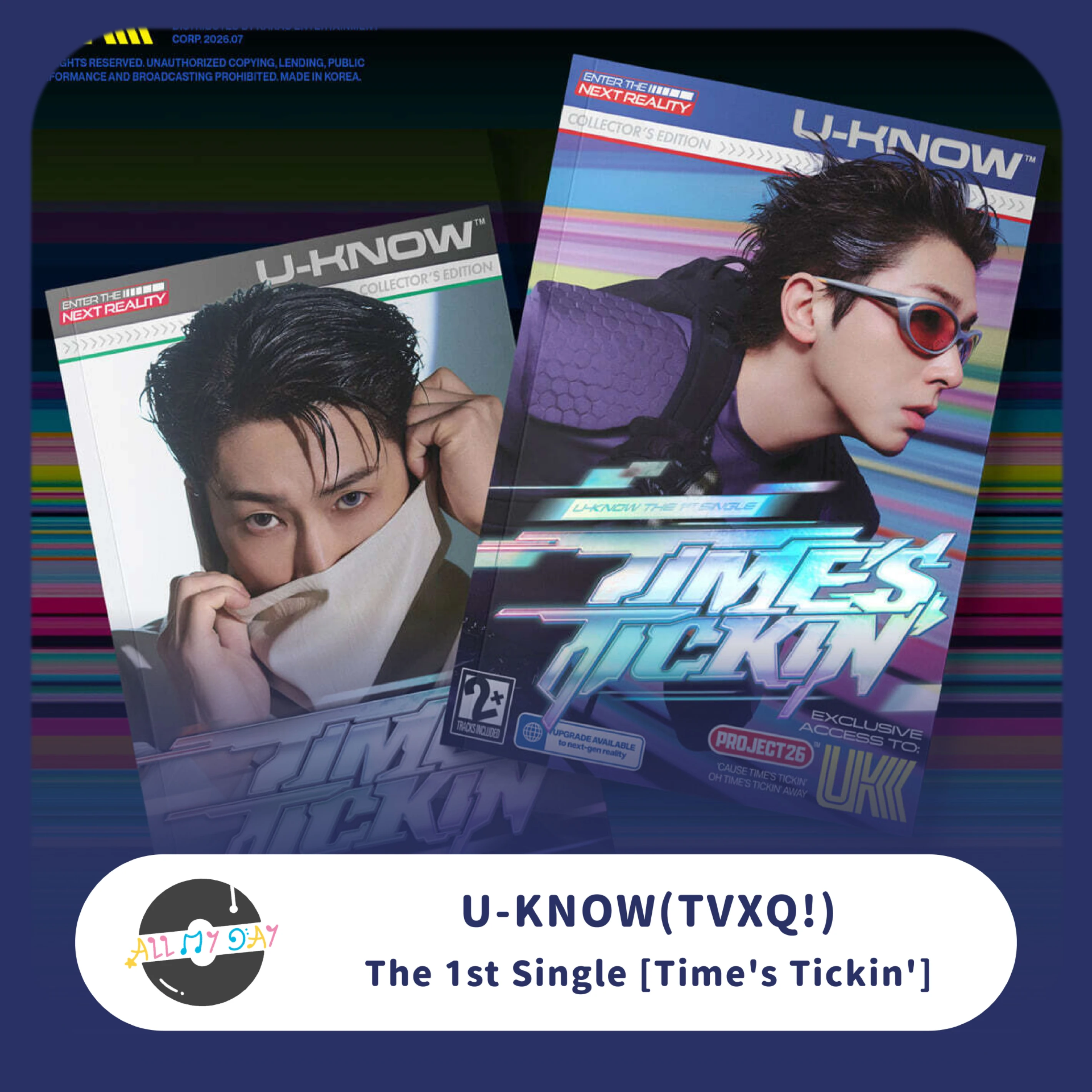 東方神起 TVXQ smtown 30周年 QQ Music 特典 3点セット TVXQ! 東方神起| ALL MY DAY