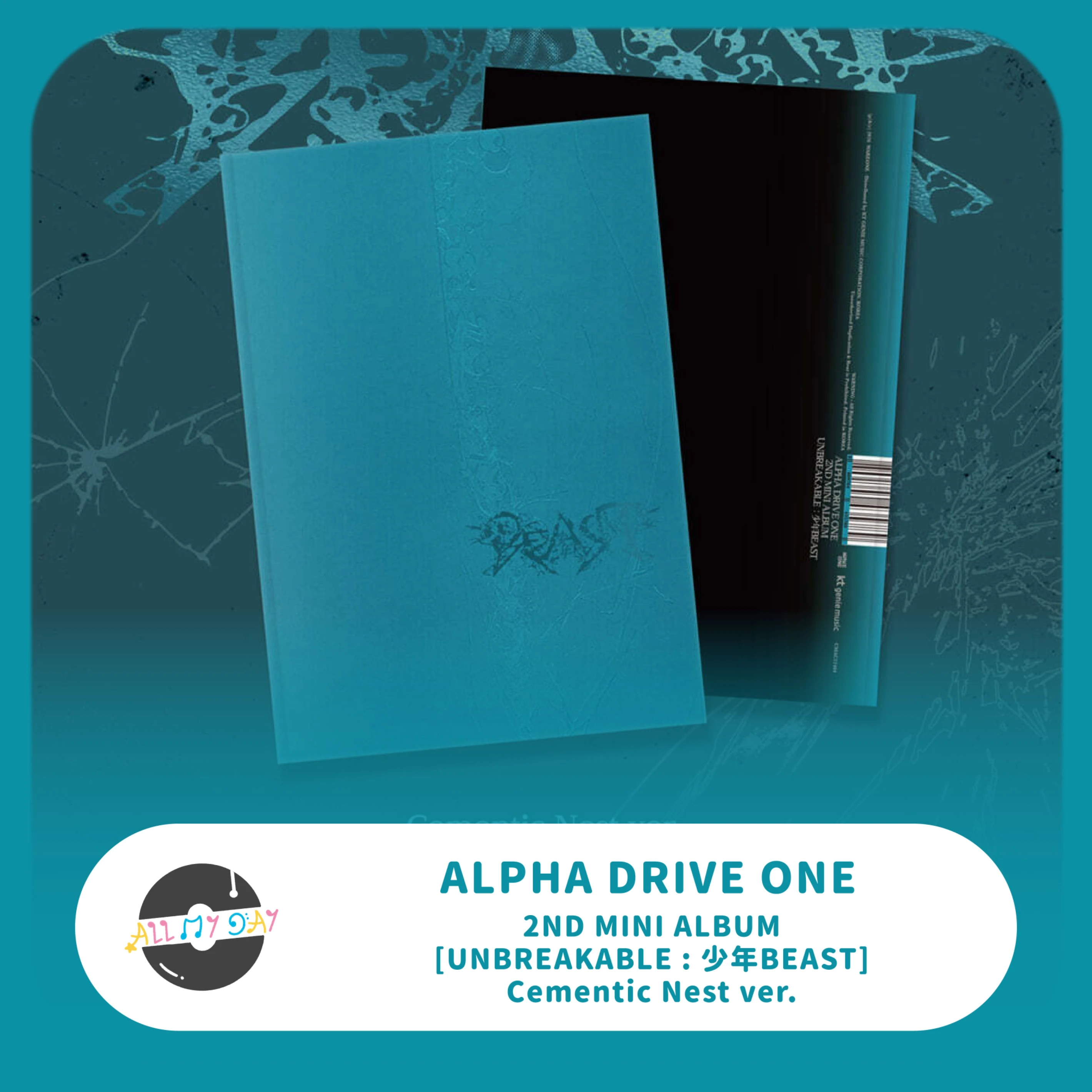ALPHA DRIVE ONE 迷你二輯《UNBREAKABLE : 少年BEAST》(Cementic Nest ver.)