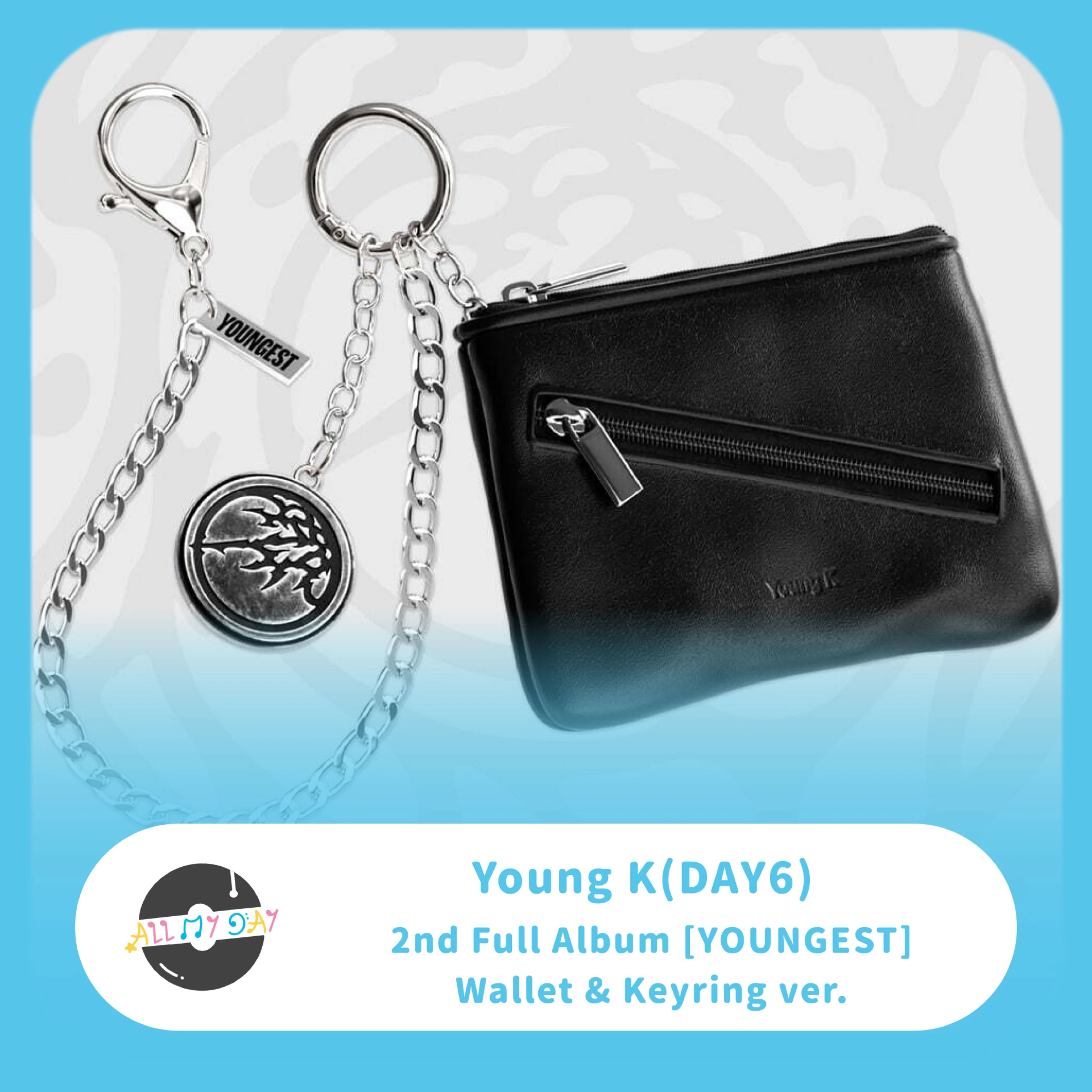 Young K (DAY6) 正規二輯《YOUNGEST》(Wallet & Keyring ver.)