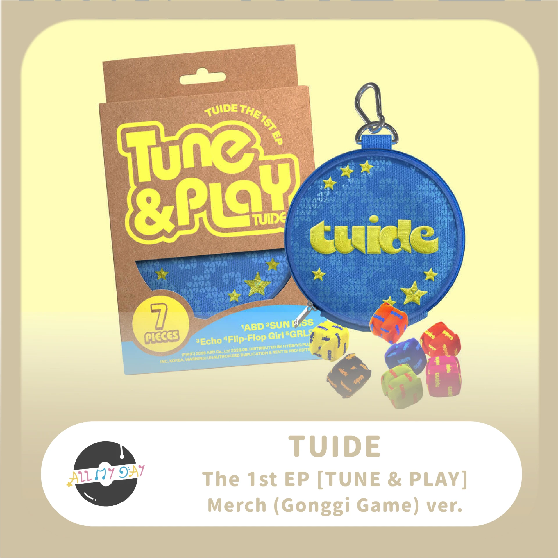 TUIDE 迷你一輯《TUNE & PLAY》(Merch (Gonggi Game) ver.)