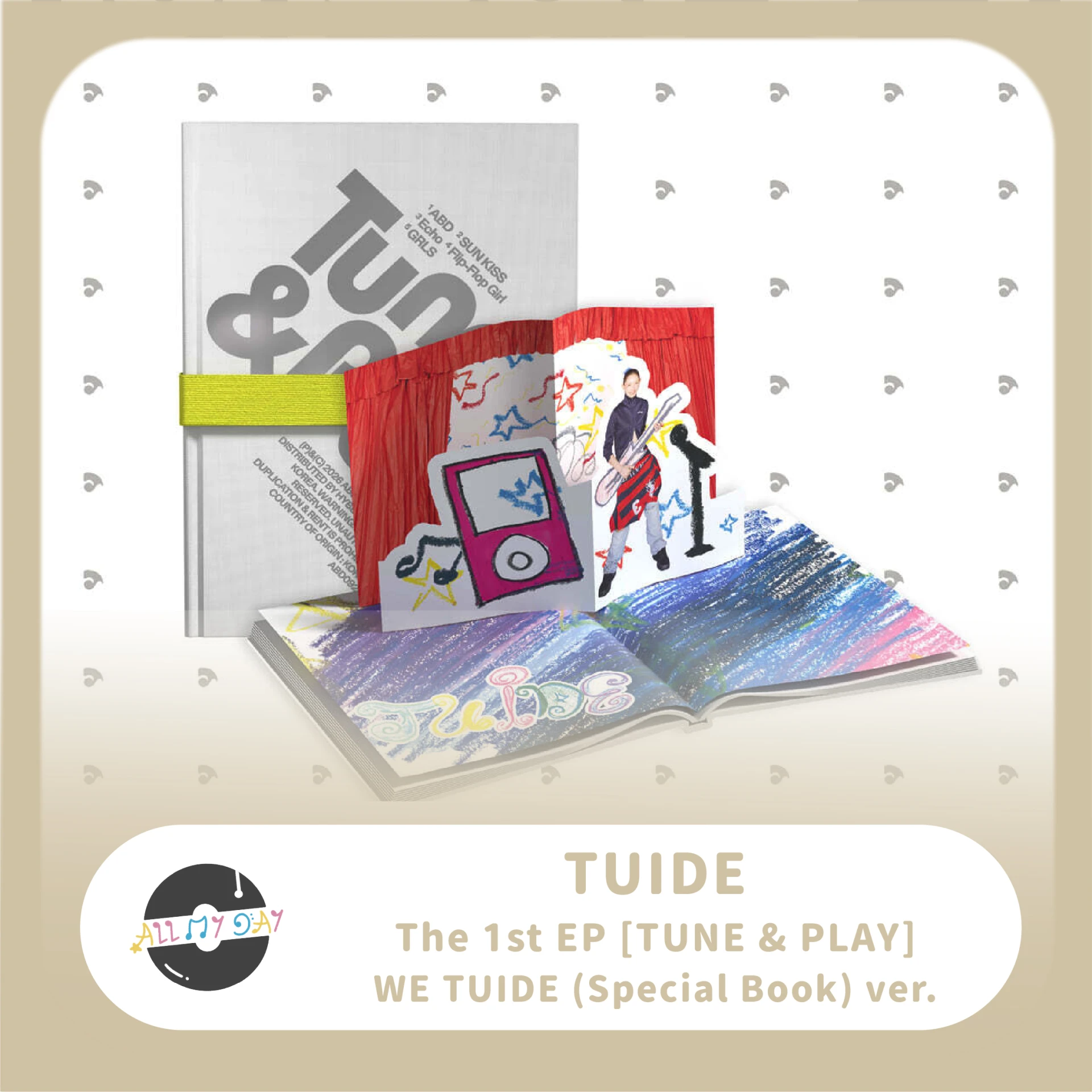 TUIDE 迷你一輯《TUNE & PLAY》(WE TUIDE (Special Book) ver.)