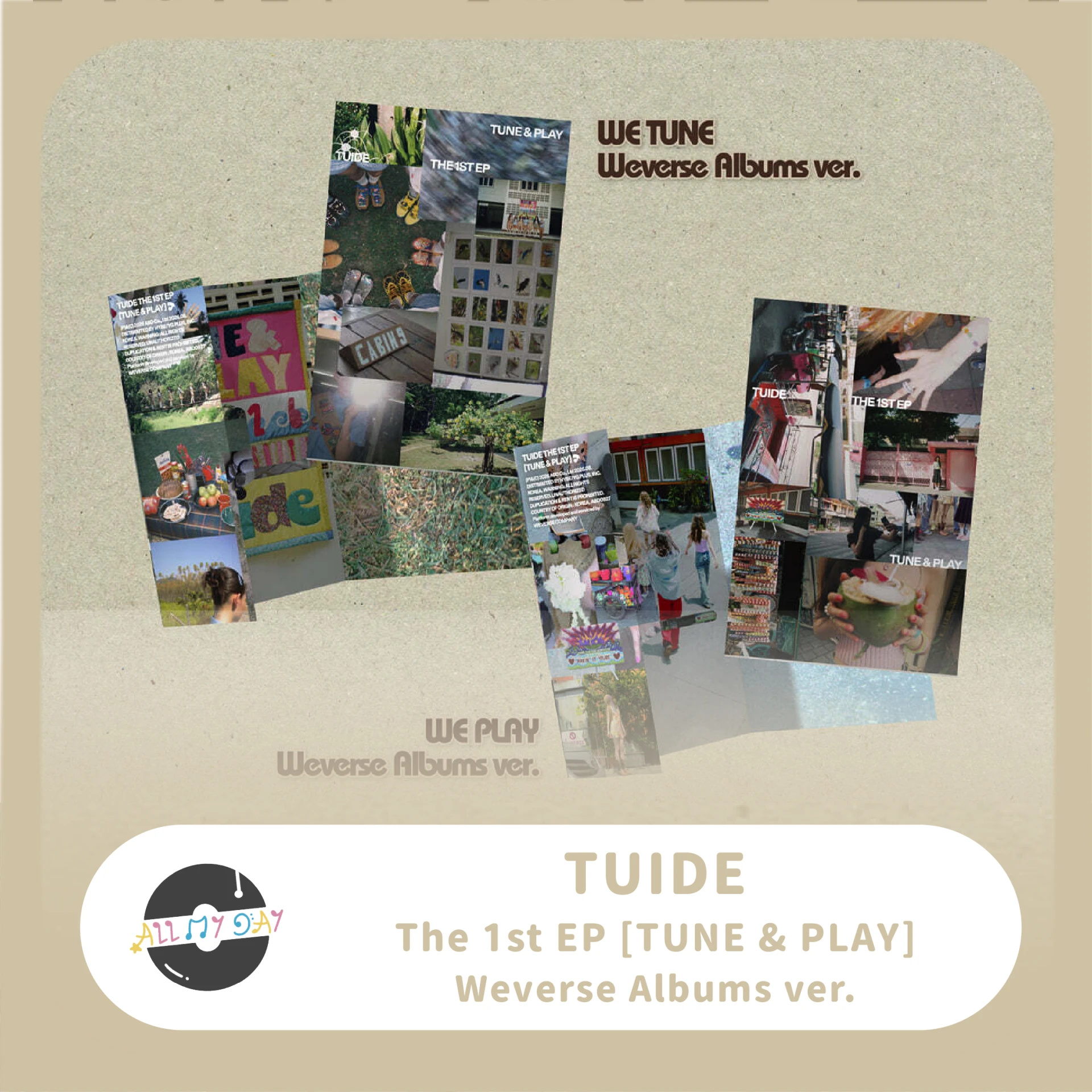TUIDE 迷你一輯《TUNE & PLAY》(Weverse Albums ver.)