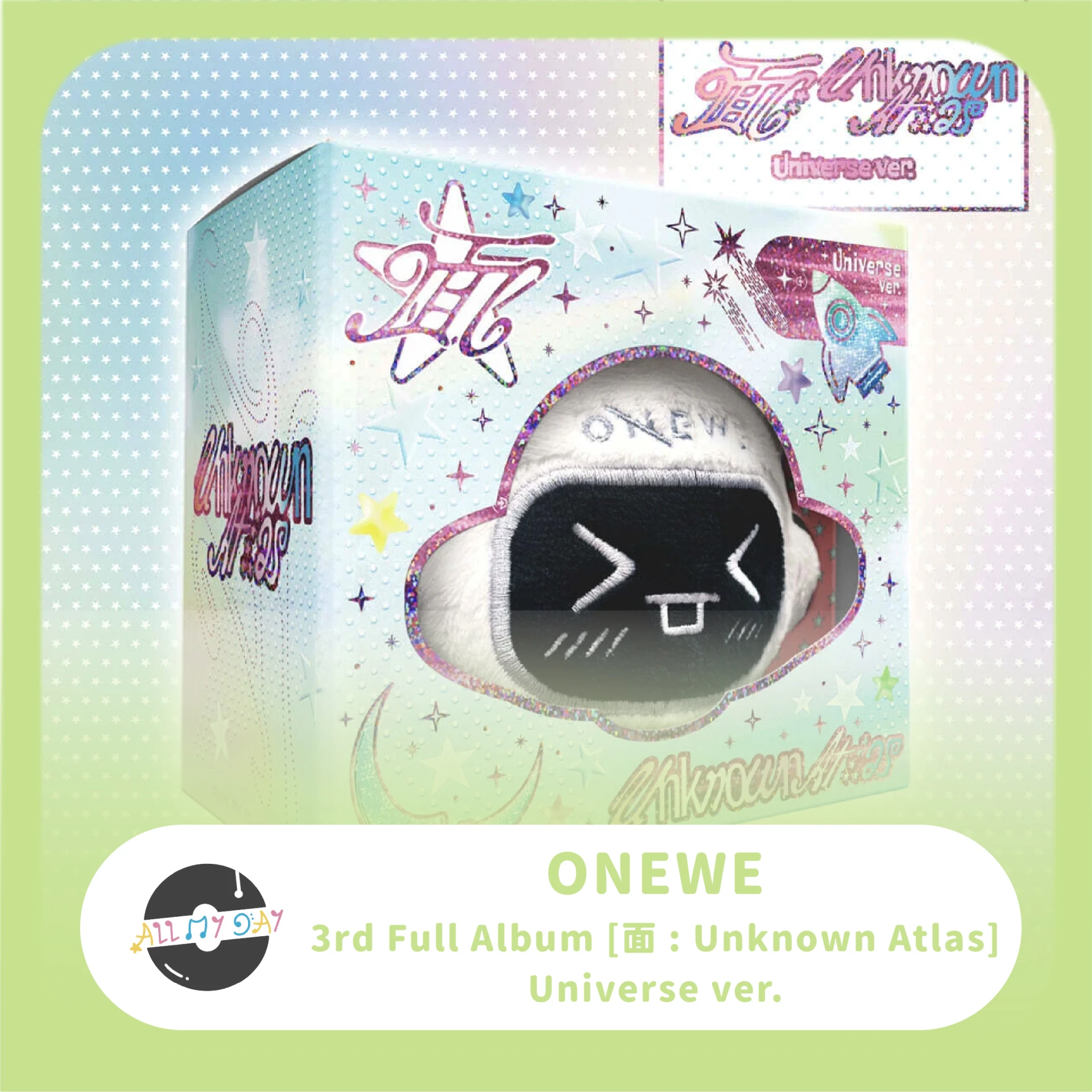ONEWE 正規三輯《面 : Unknown Atlas》(Universe ver.)