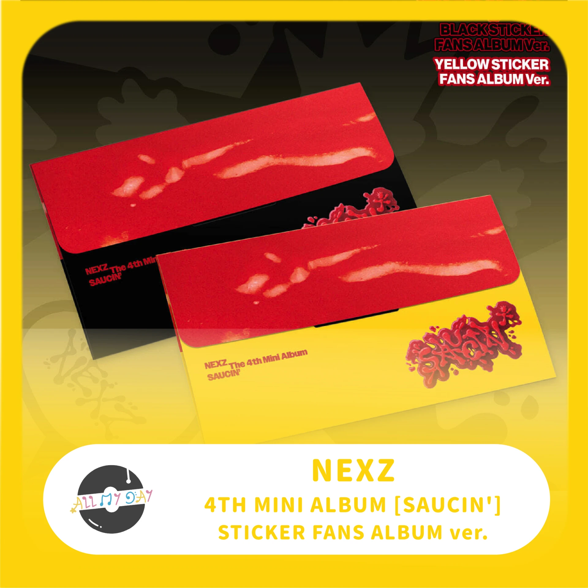 NEXZ 迷你四輯《SAUCIN'》(STICKER FANS ALBUM ver.)