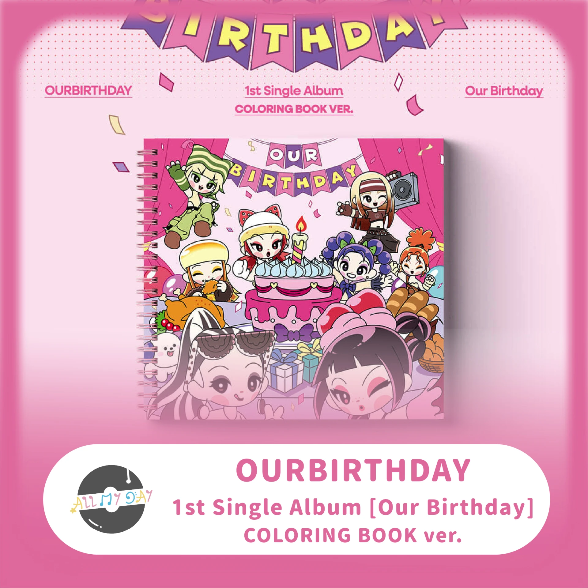 OURBIRTHDAY 單曲一輯《Our Birthday》(COLORING BOOK ver.)