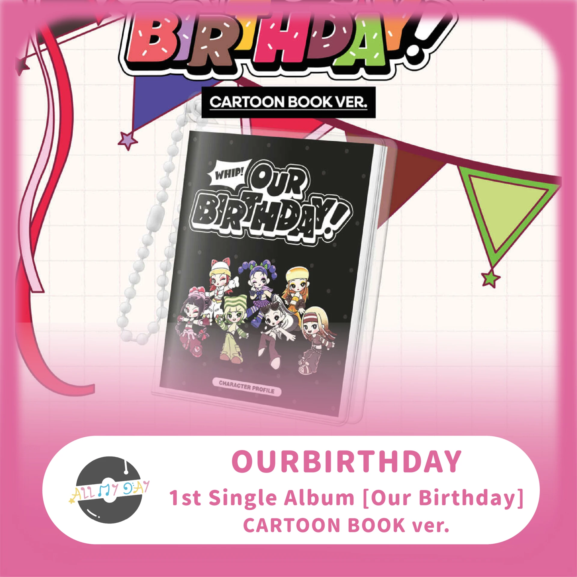 OURBIRTHDAY 單曲一輯《Our Birthday》(CARTOON BOOK ver.)