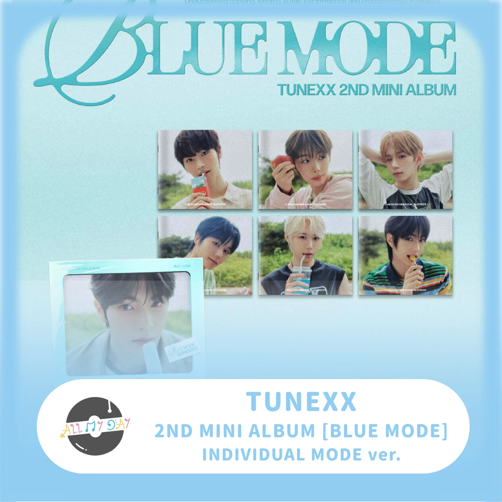 TUNEXX 迷你二輯《BLUE MODE》(INDIVIDUAL MODE ver.)