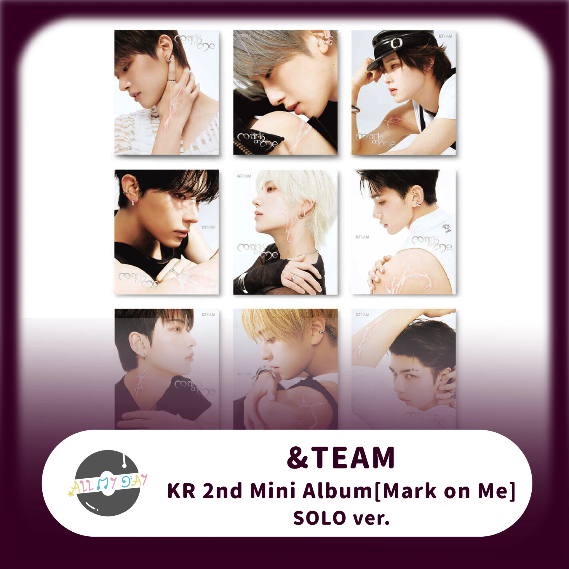 &TEAM 迷你二輯《Mark on Me》(SOLO ver.)