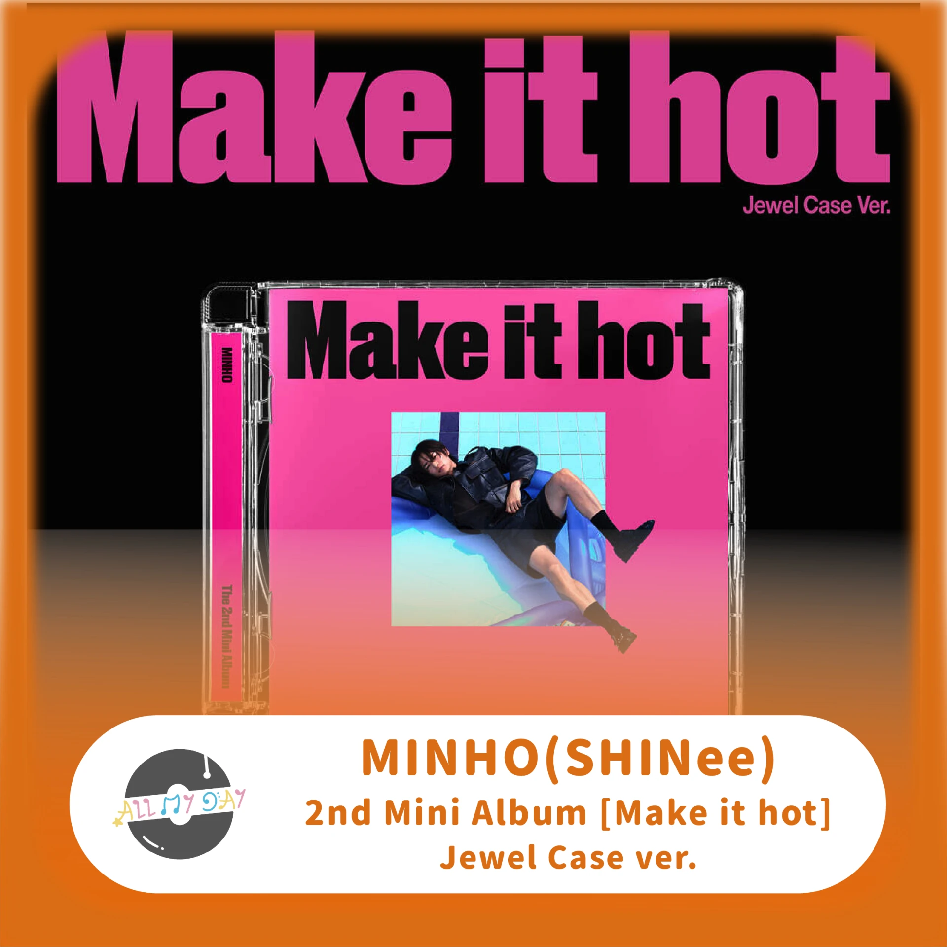 珉豪 MINHO(SHINee) 迷你二輯《Make it hot》(Jewel Case ver.)