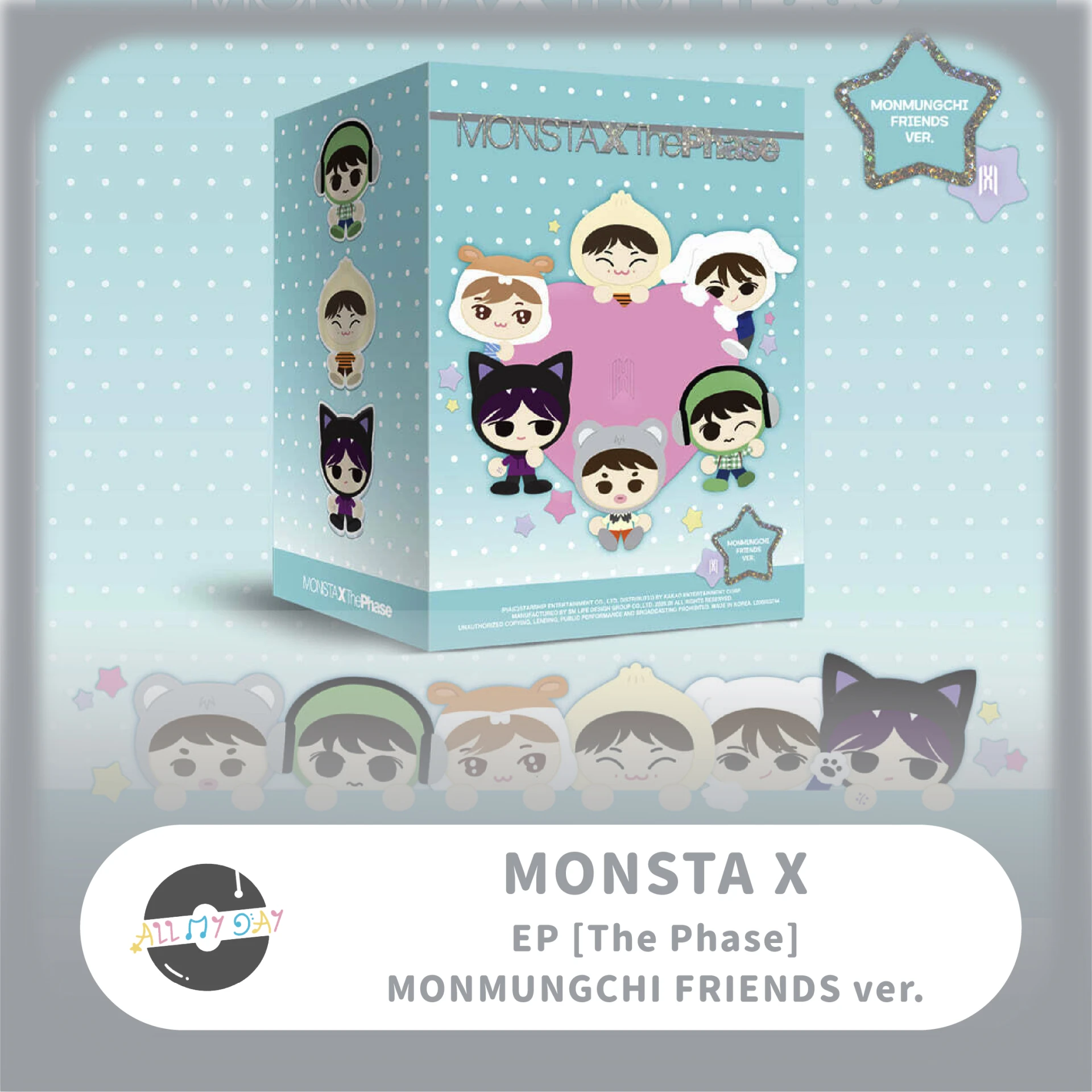 MONSTA X 迷你十四輯《The Phase》(MONMUNGCHI FRIENDS ver.)
