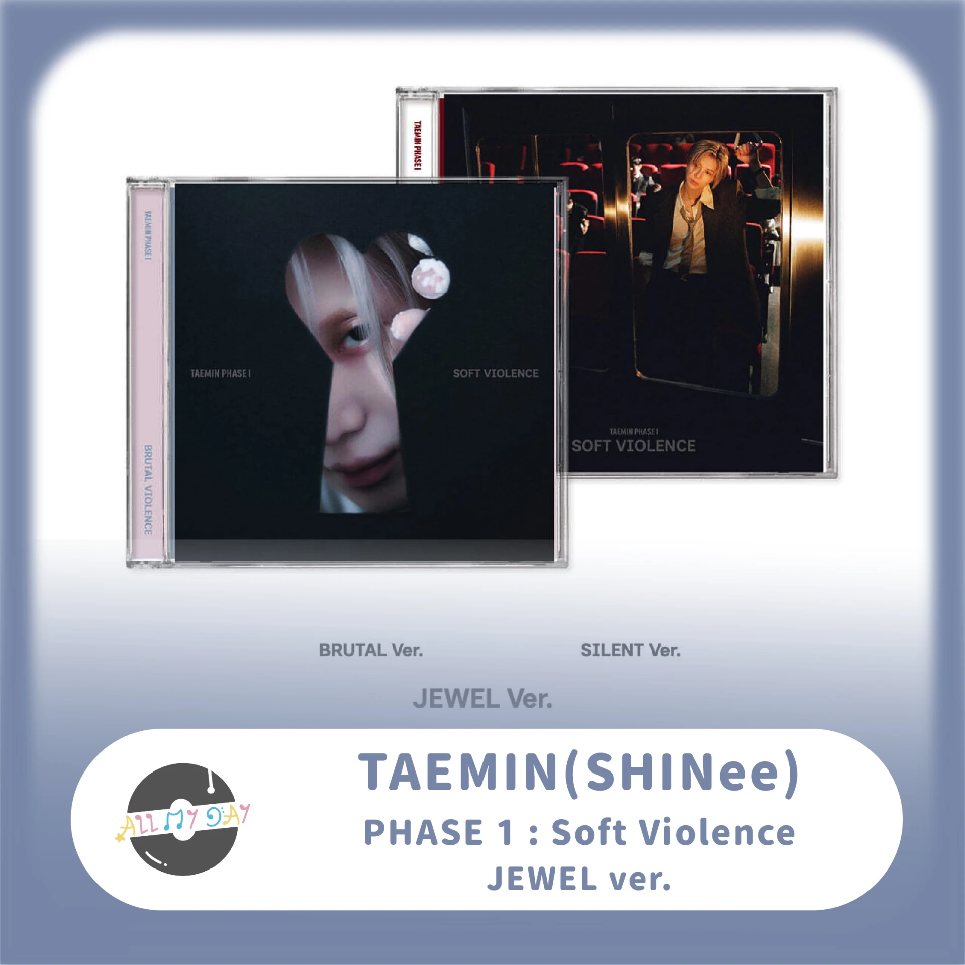 李泰民 TAEMIN(SHINee) 迷你六輯《PHASE 1 : Soft Violence》(JEWEL ver.)