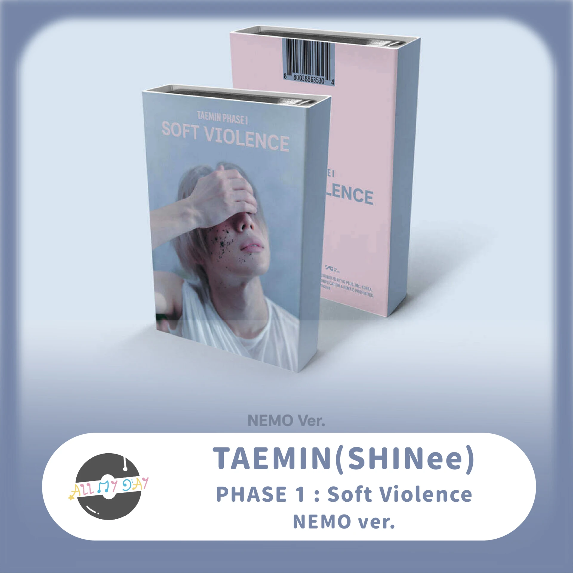 李泰民 TAEMIN(SHINee) 迷你六輯《PHASE 1 : Soft Violence》(NEMO ver.)