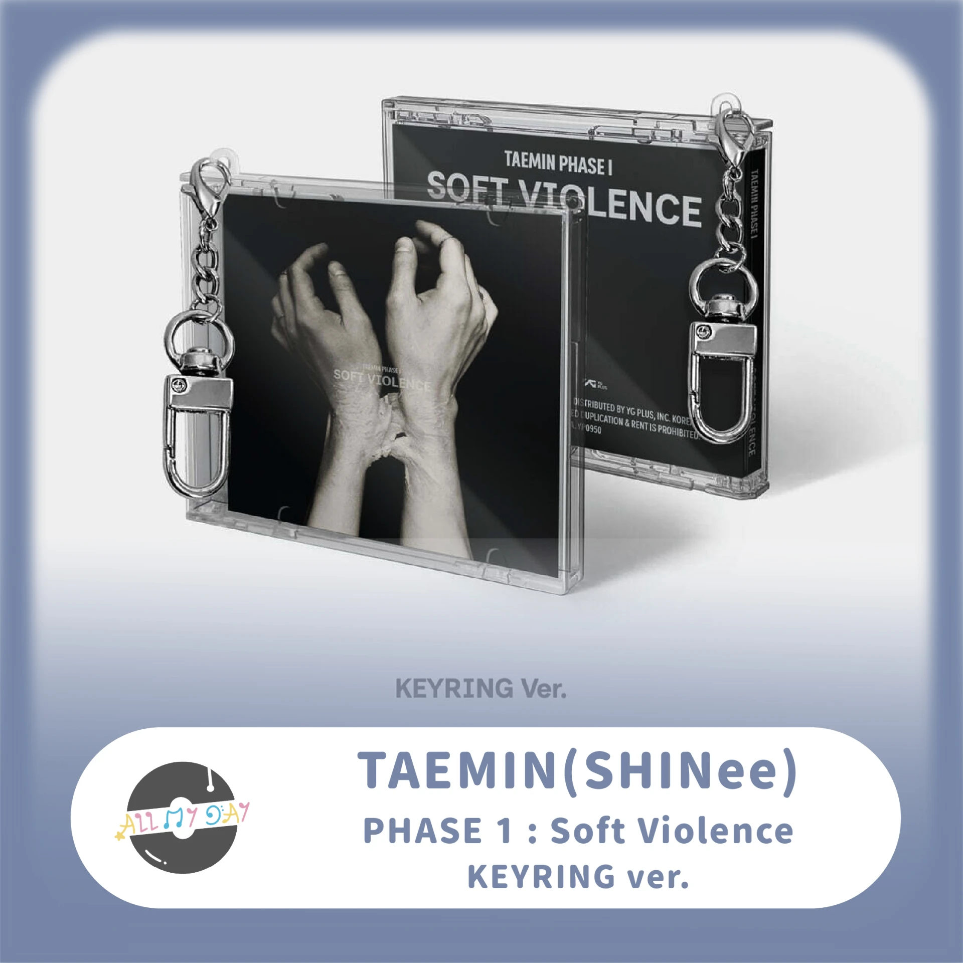 李泰民 TAEMIN(SHINee) 迷你六輯《PHASE 1 : Soft Violence》(KEYRING ver.)