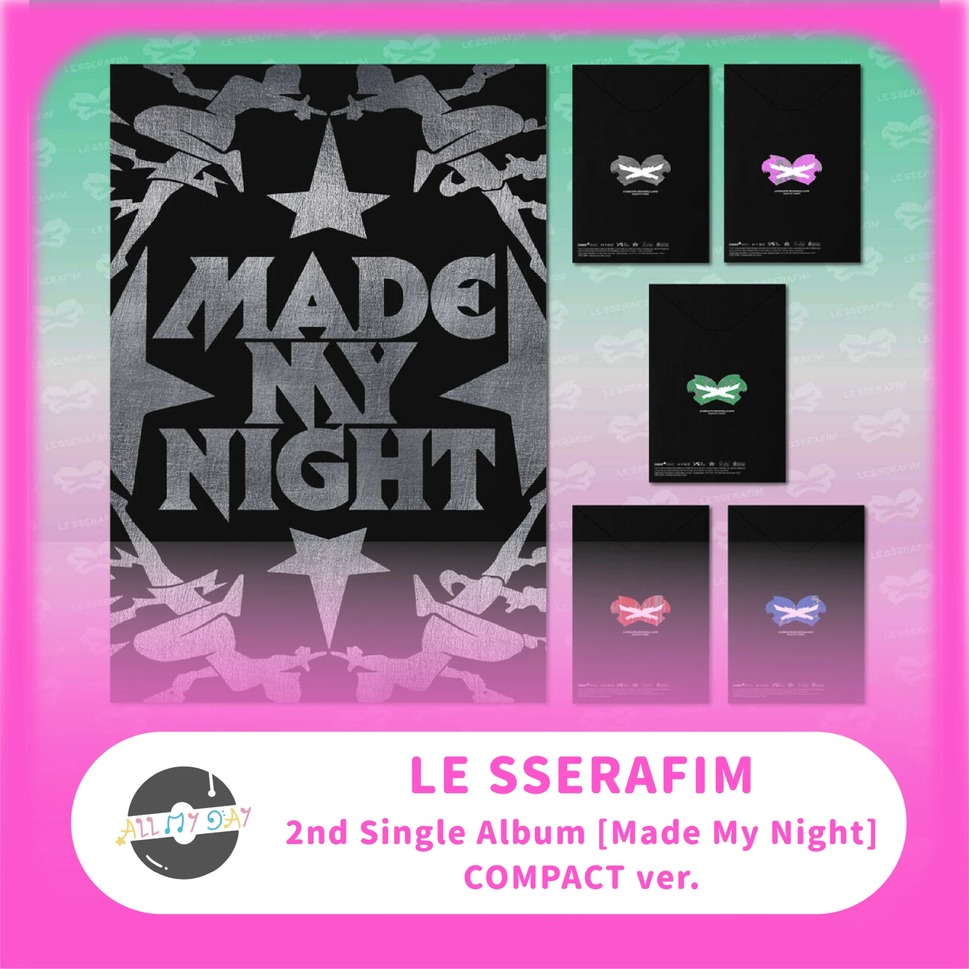 LE SSERAFIM 單曲二輯《Made My Night》(COMPACT ver.)