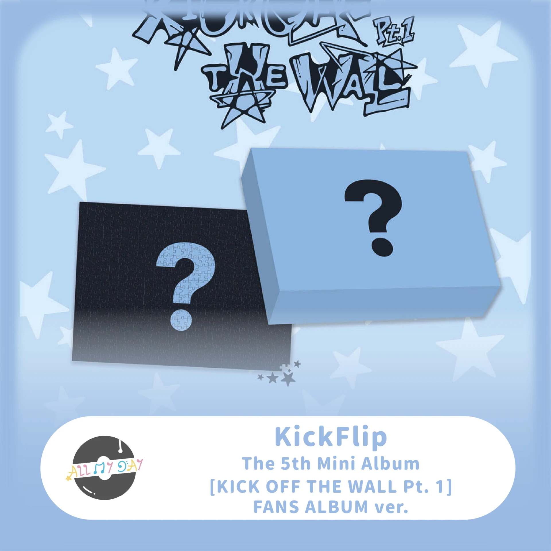 KickFlip 迷你五輯《KICK OFF THE WALL Pt. 1》(FANS ALBUM ver.)