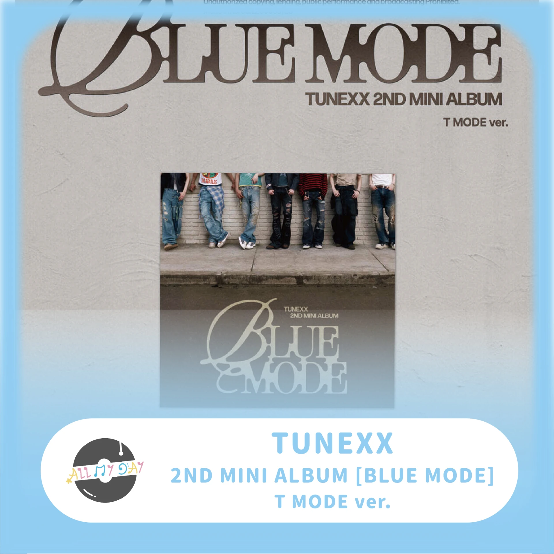 TUNEXX 迷你二輯《BLUE MODE》(T MODE ver.)