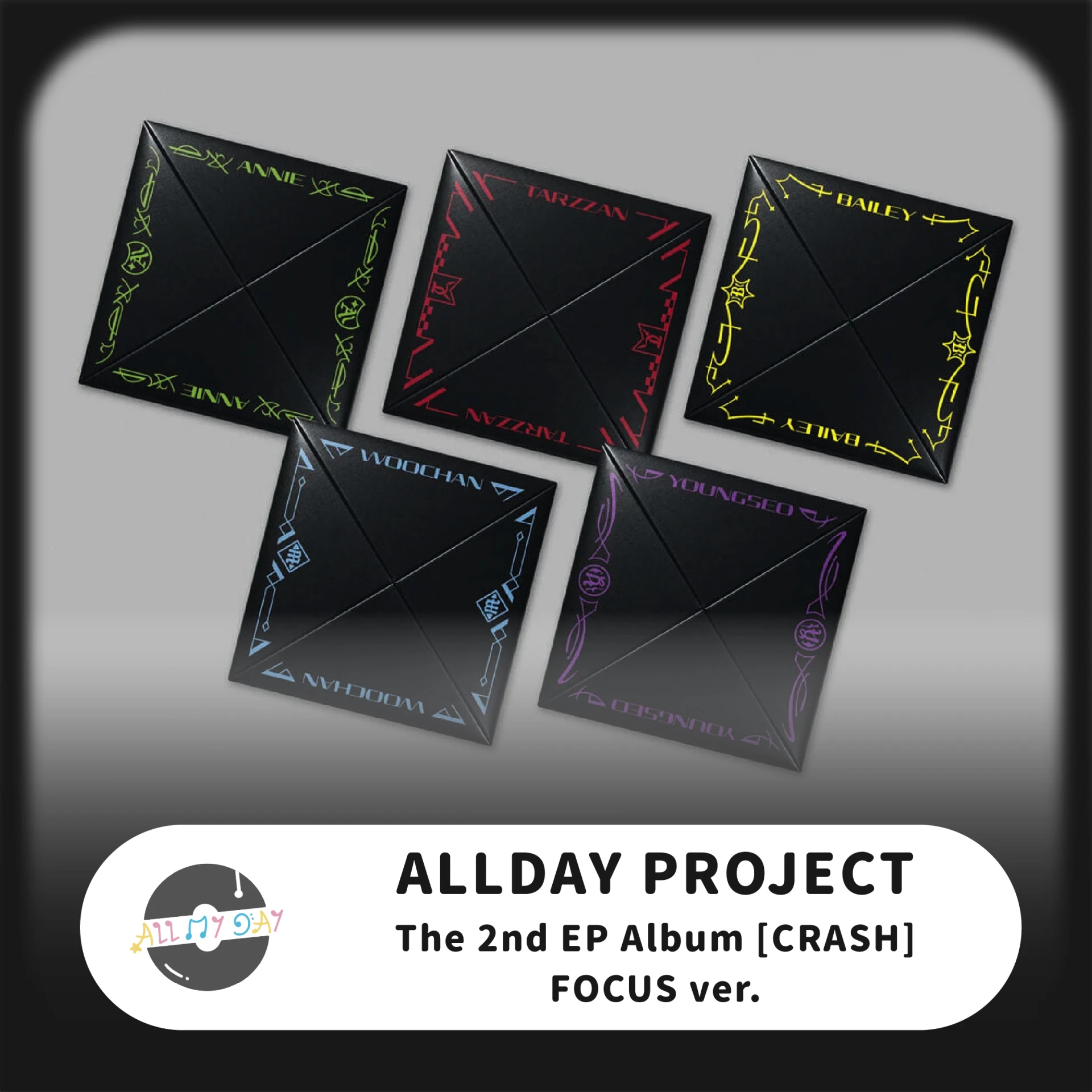 ALLDAY PROJECT 迷你二輯《CRASH》(FOCUS ver.)