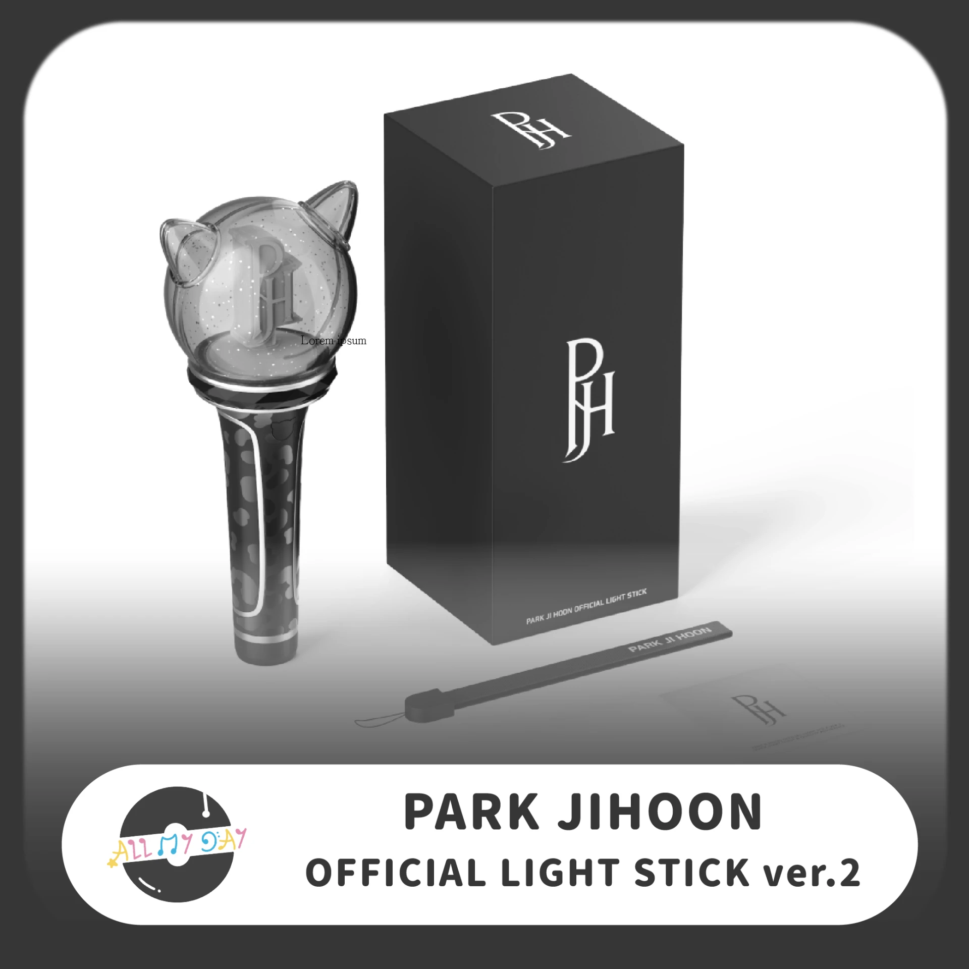 朴志訓 PARK JI HOON 官方手燈 ver.2