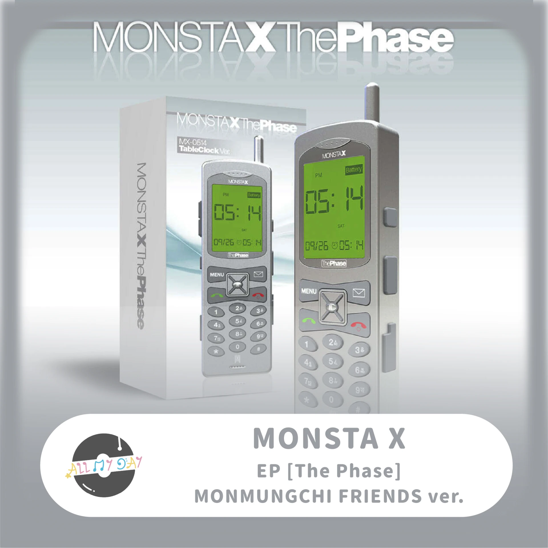 MONSTA X 迷你十四輯《The Phase》(MX-0514 Table Clock ver.)