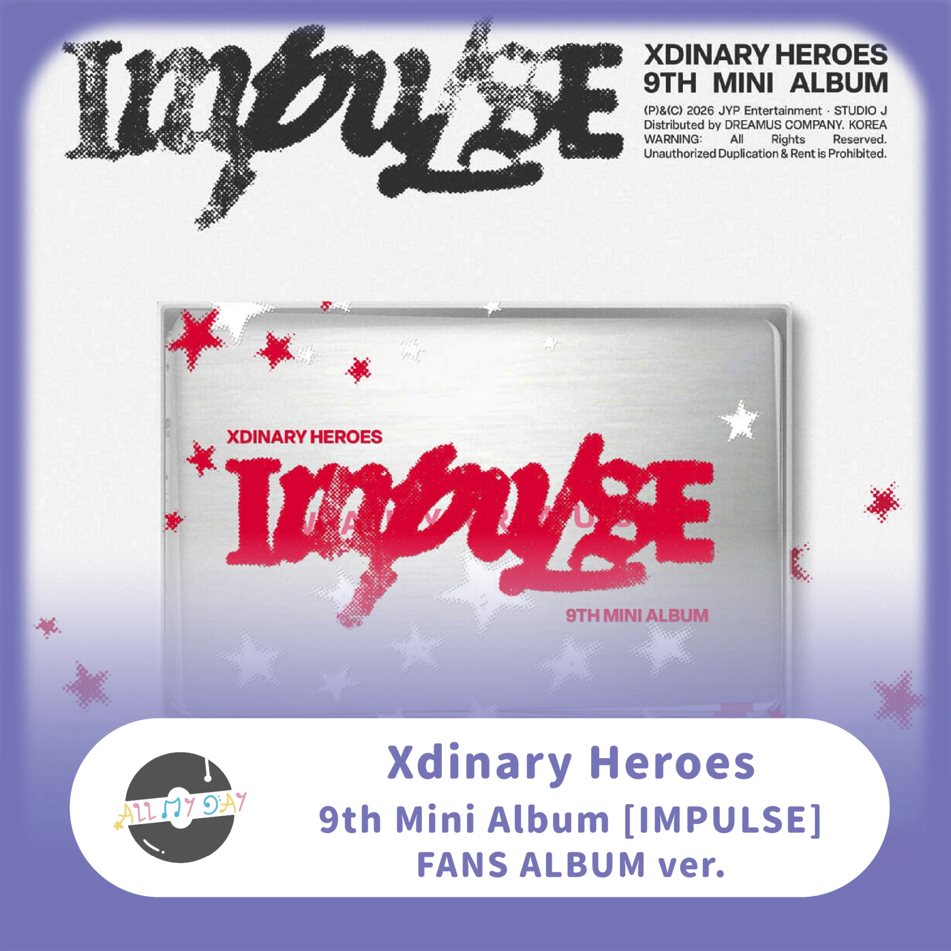 Xdinary Heroes 迷你九輯《IMPULSE》(FANS ALBUM ver.)