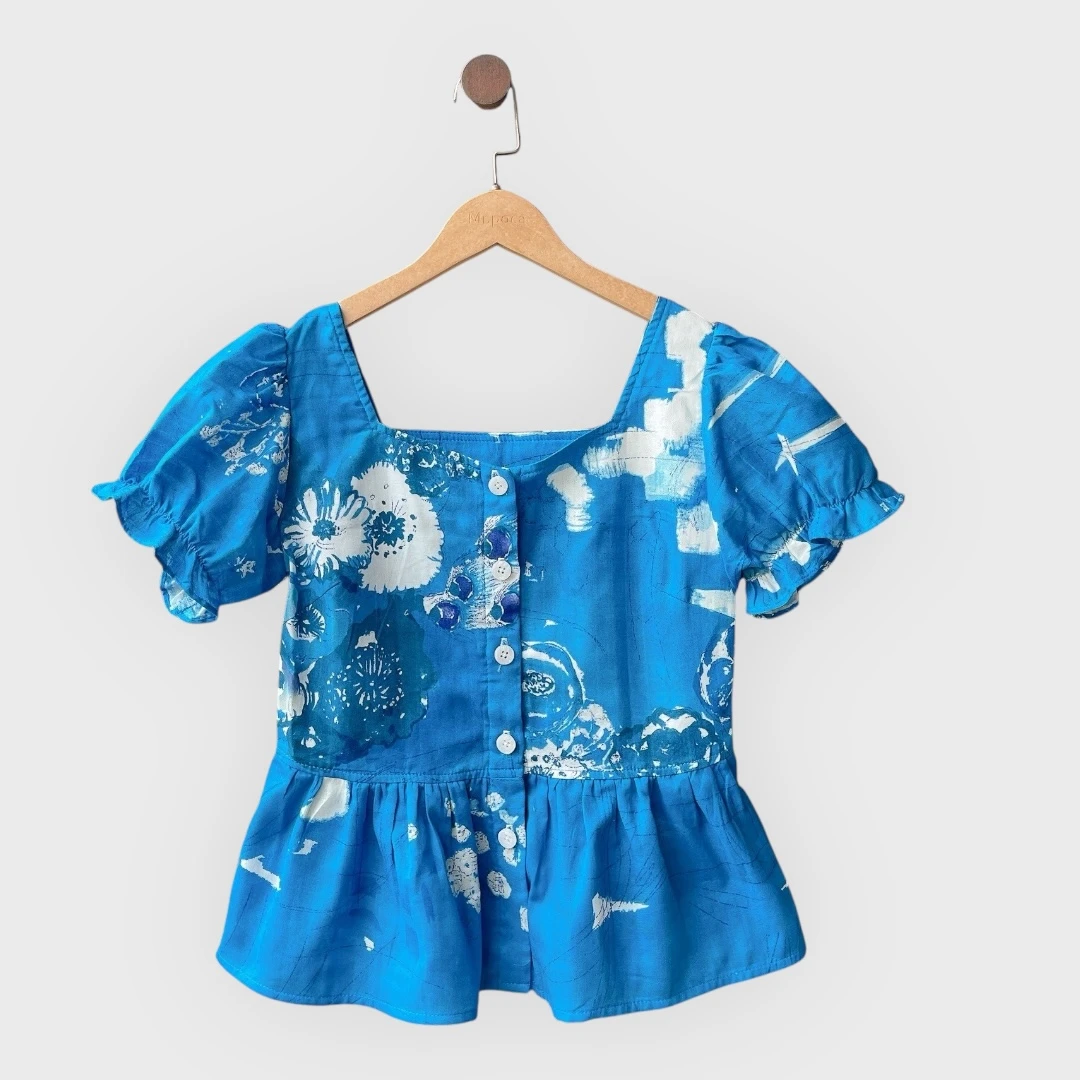 伊藤海藍-夏綠蒂法式短袖上衣