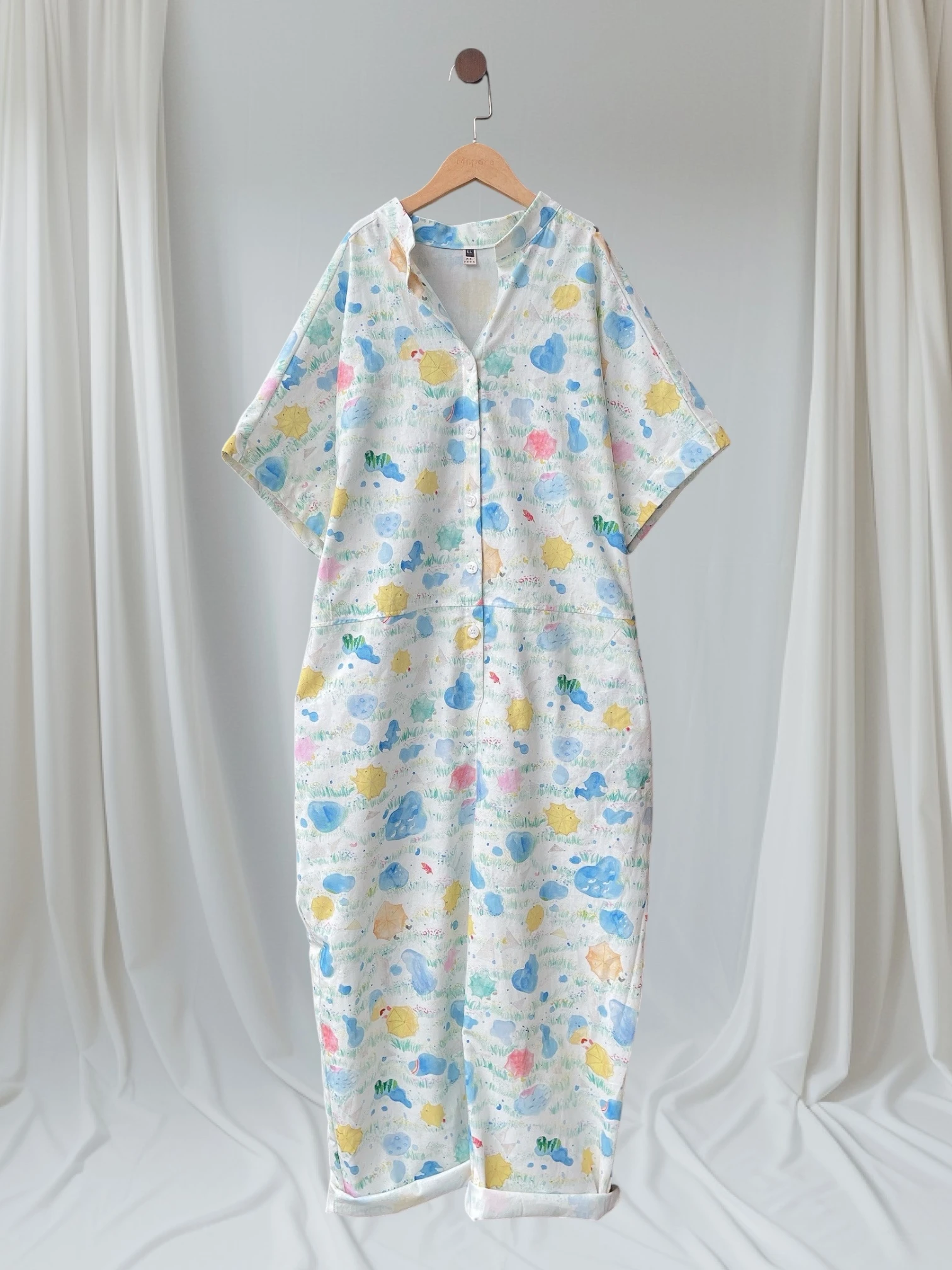 撲通雲朵-好事花生連身褲