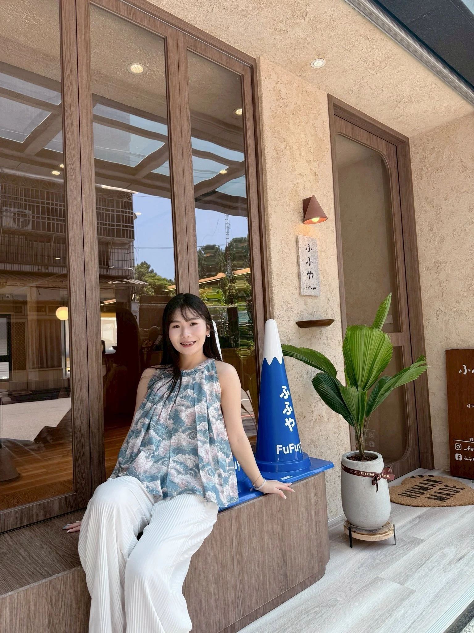 Liberty神奈川海浪-大人削肩上衣