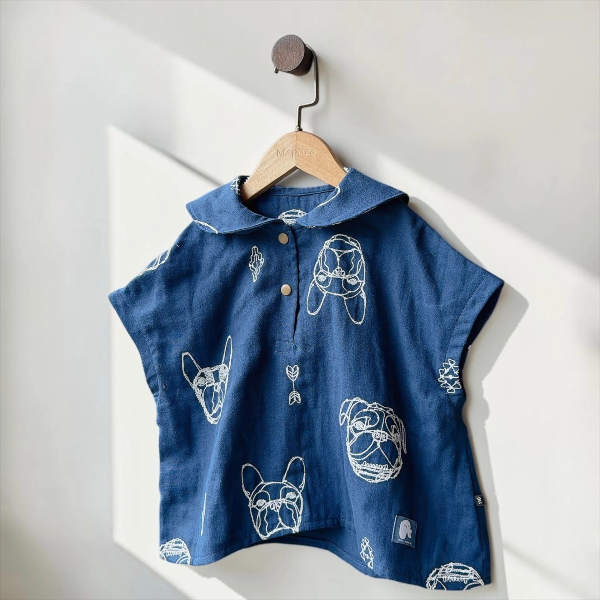 刺繡法鬥-夏日水手上衣