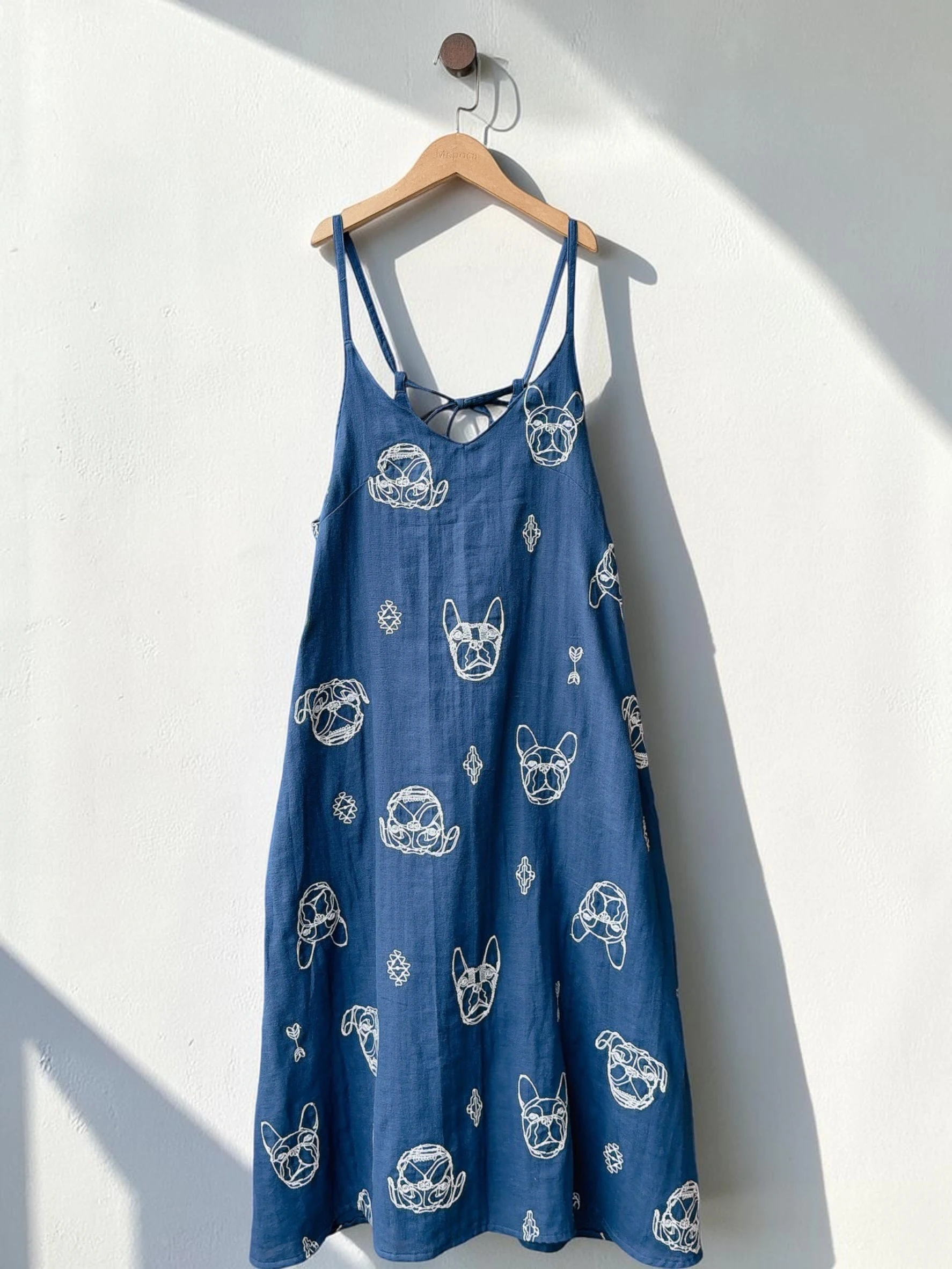刺繡法鬥-大人細肩卡掉魚尾