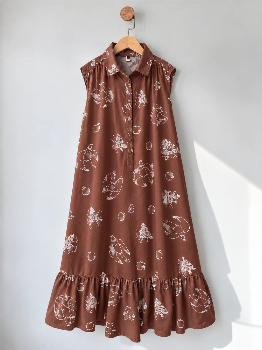 刺繡法鬥-法式無袖襯衫魚尾