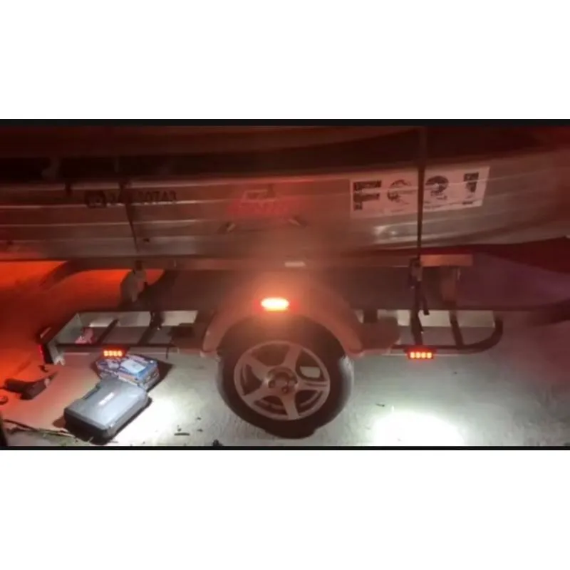 有發票 LED 熱狗燈 小燈 側燈 邊燈 方向燈 剎車燈 警示燈 12V 24V 貨車 卡車 貨櫃車 倒車 雙排熱狗
