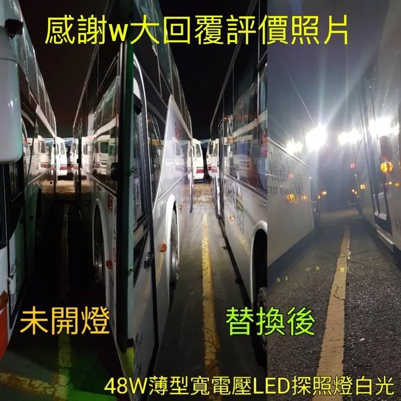 LED 48W 12v 24v 方型 白光 方向燈 霧燈 照明燈 探照燈 投射燈 工作燈 卡車 貨車 怪手 工程 27W