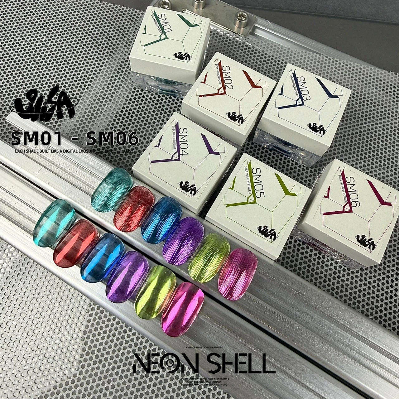 SIiSA 魔鏡粉 （色號SM01-SM06） 套組