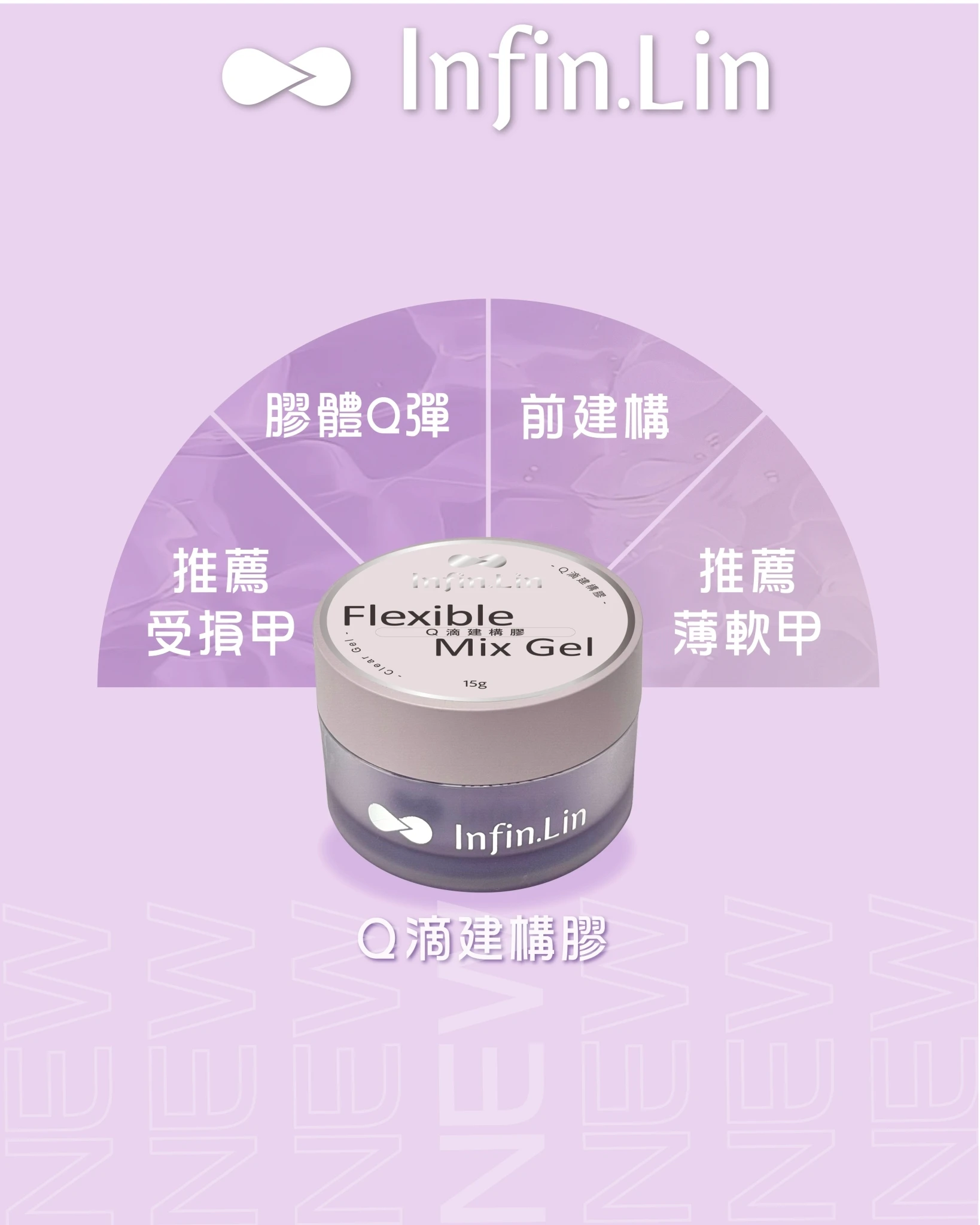 Infin.lin 罐裝功能膠 小容量系列