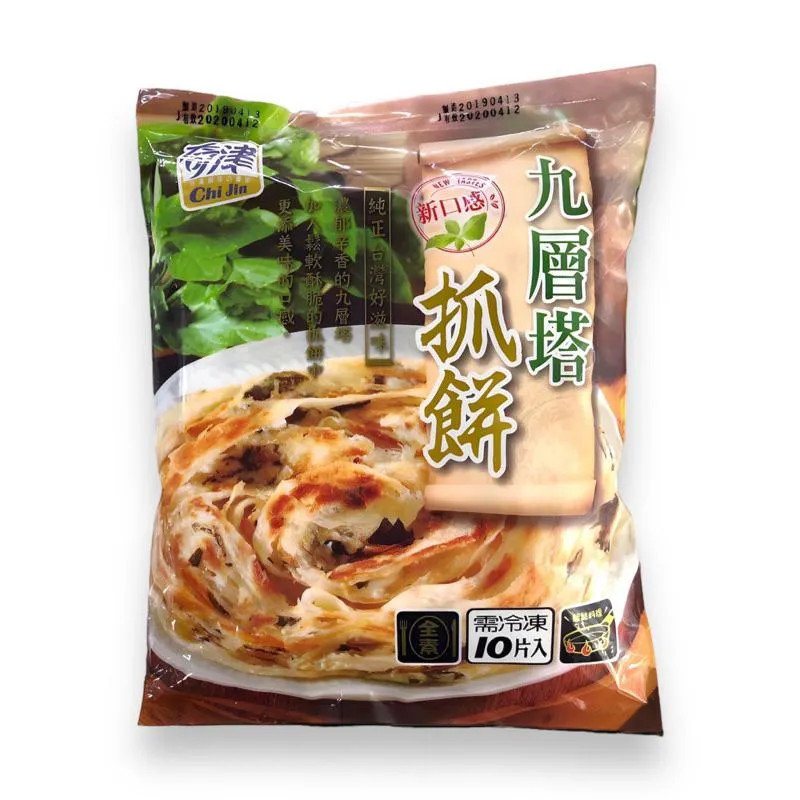奇津 九層塔抓餅 10入