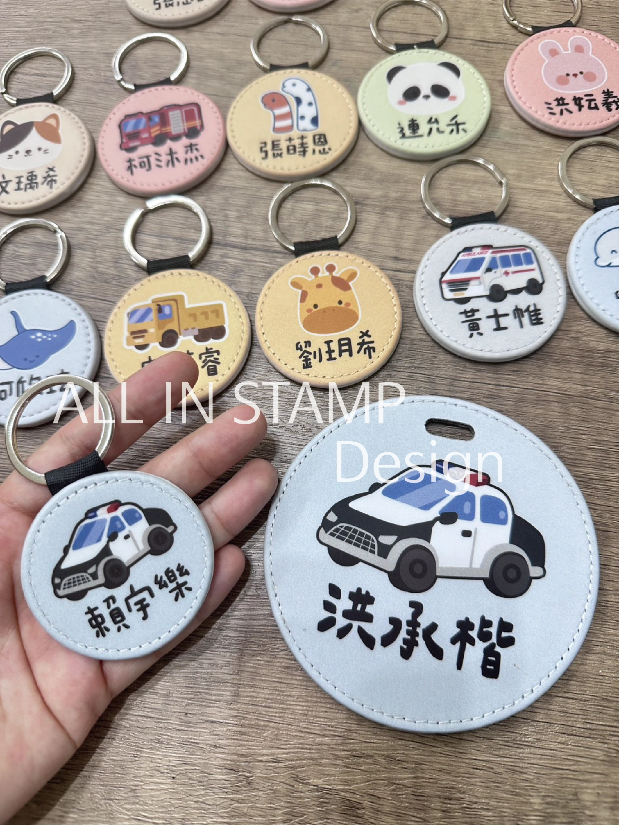 /歐印工作室/幼兒園必備小圓形姓名吊牌