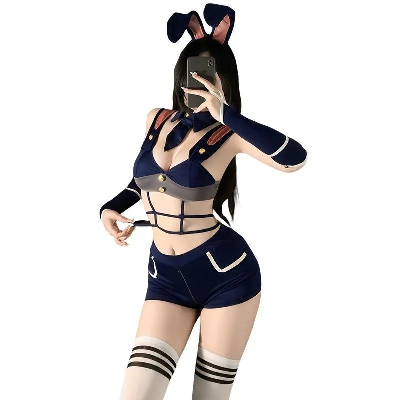 °• 𝘔𝘖𝘔𝘖𝘕𝘈 •°🫧現貨🫰制服下的壞兔 朱迪風 警察制服女警兔警官教官OL誘惑 警察服 警察裝 性感睡衣2506