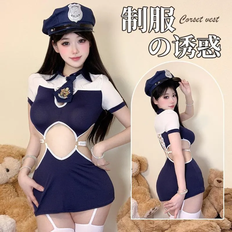 °• 𝘔𝘖𝘔𝘖𝘕𝘈 •°🫧現貨🫰今晚盤查 警察制服情趣洋裝 性感角色扮演 海軍 女警 性感睡衣