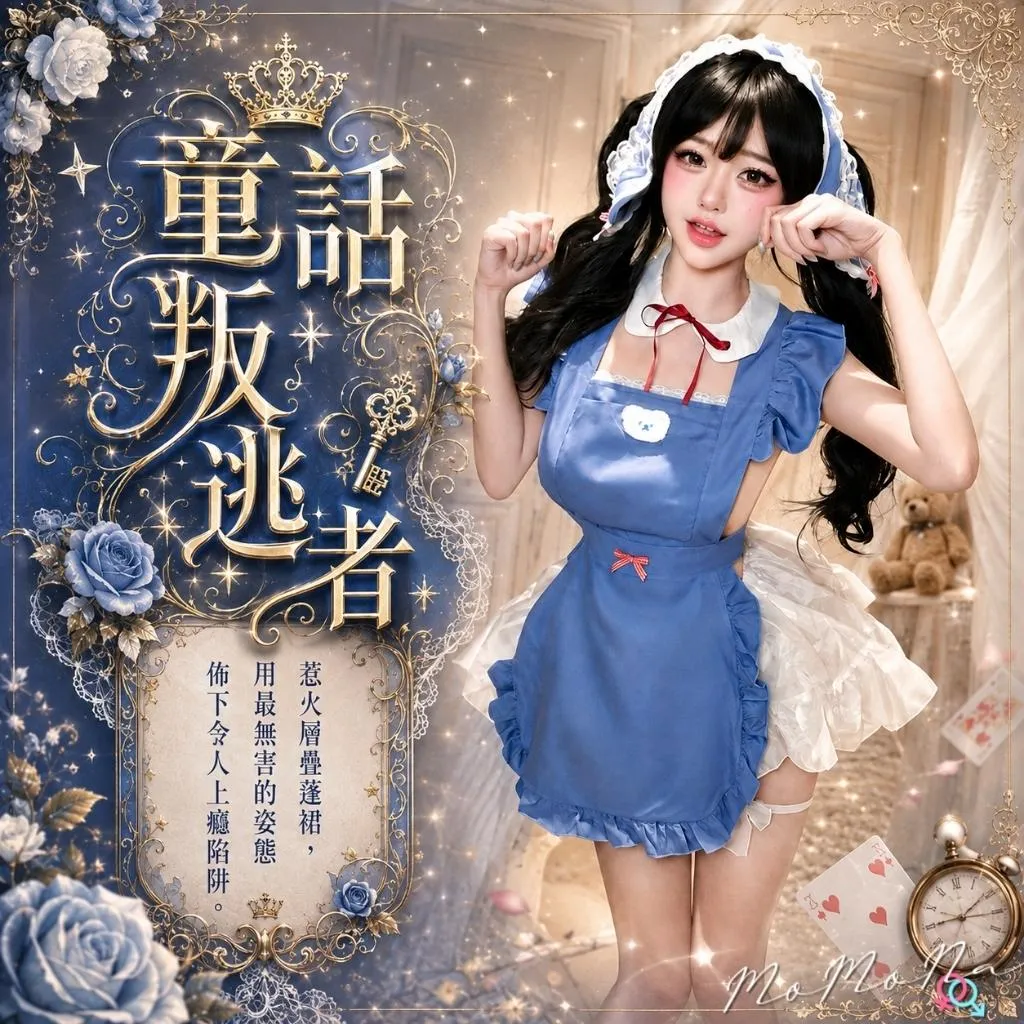 °• 𝘔𝘖𝘔𝘖𝘕𝘈 •°🫧現貨🫰童話叛逃者 甜美天使蘿莉蓬蓬日系女僕純欲情趣內衣圍裙洋裝連身裙性感睡衣9791