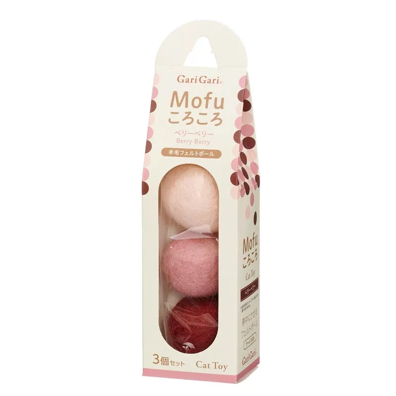 Mofu けりけり 羊毛貓咪滾滾球