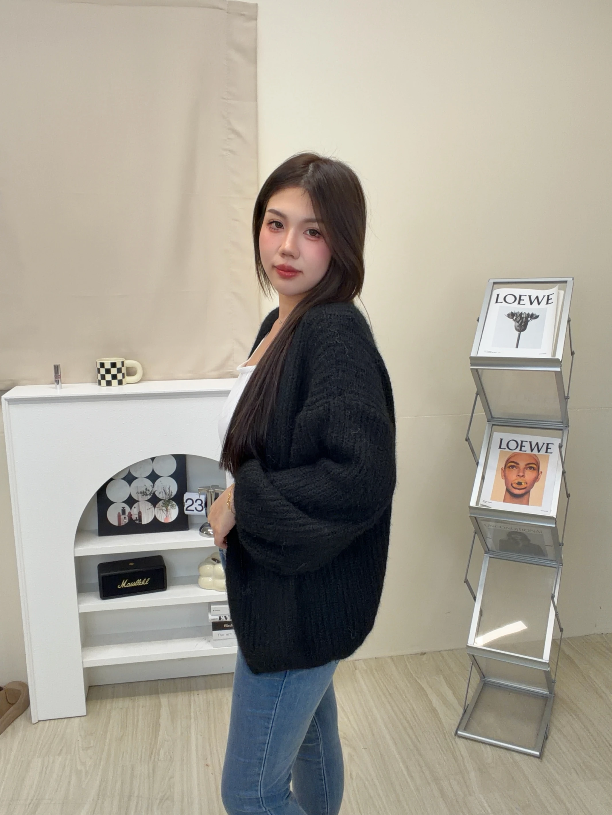 2309粗針織外套