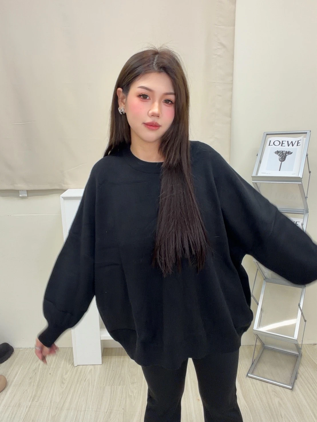 1818 圓領寬袖針織衫