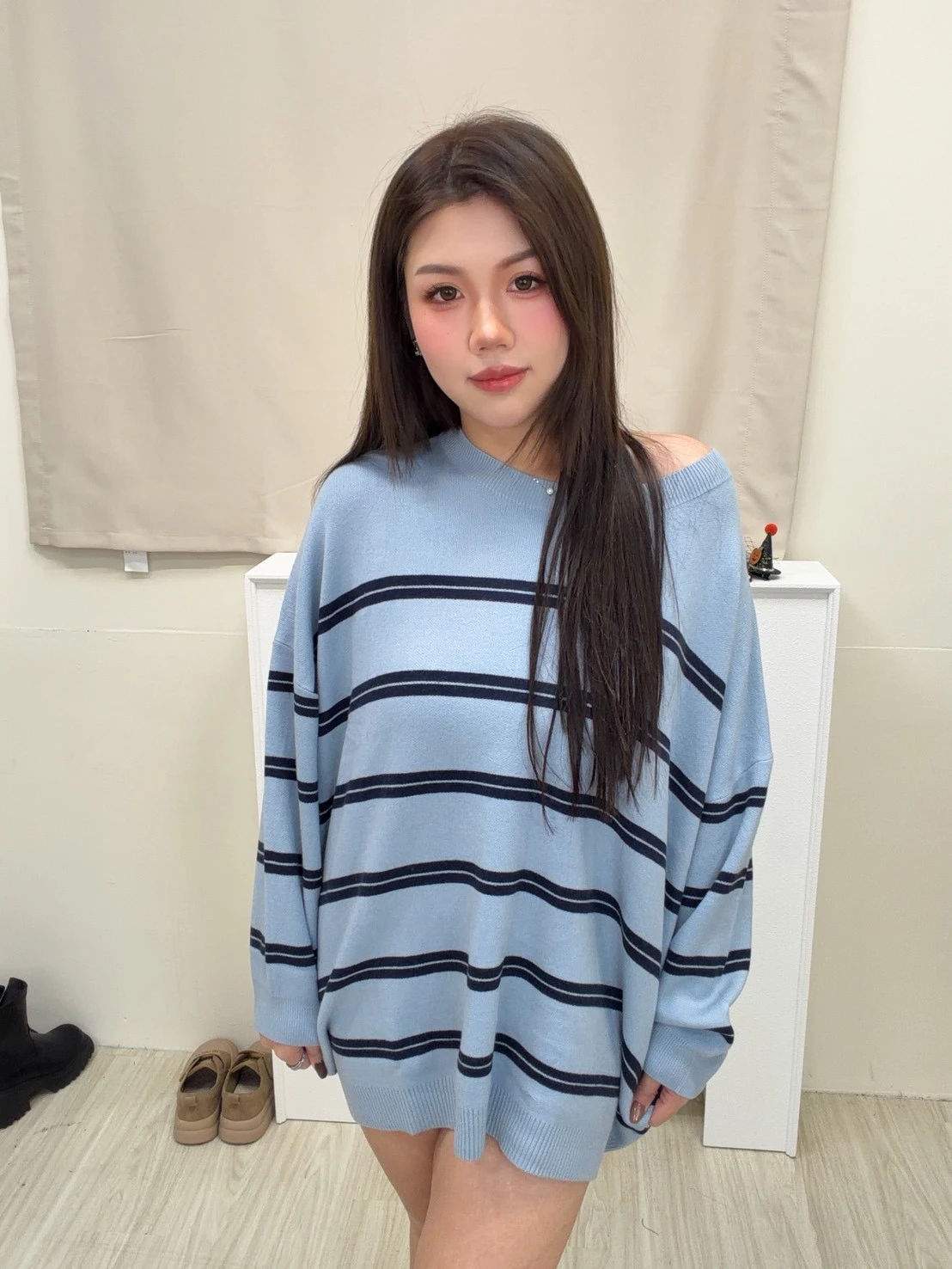 11614條紋針織衫